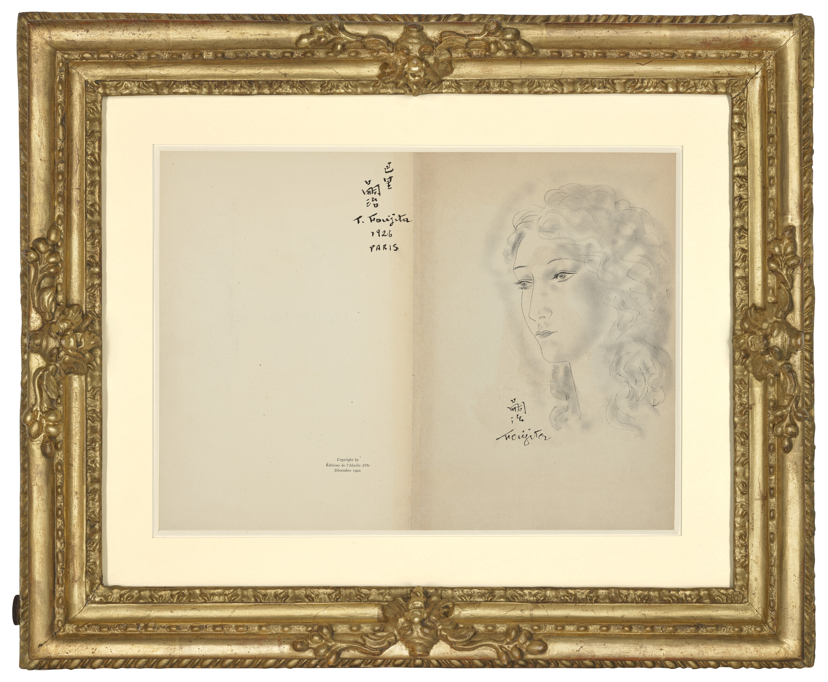 Léonard Tsuguharu Foujita — Портрет молодой женщины, изображение 2
