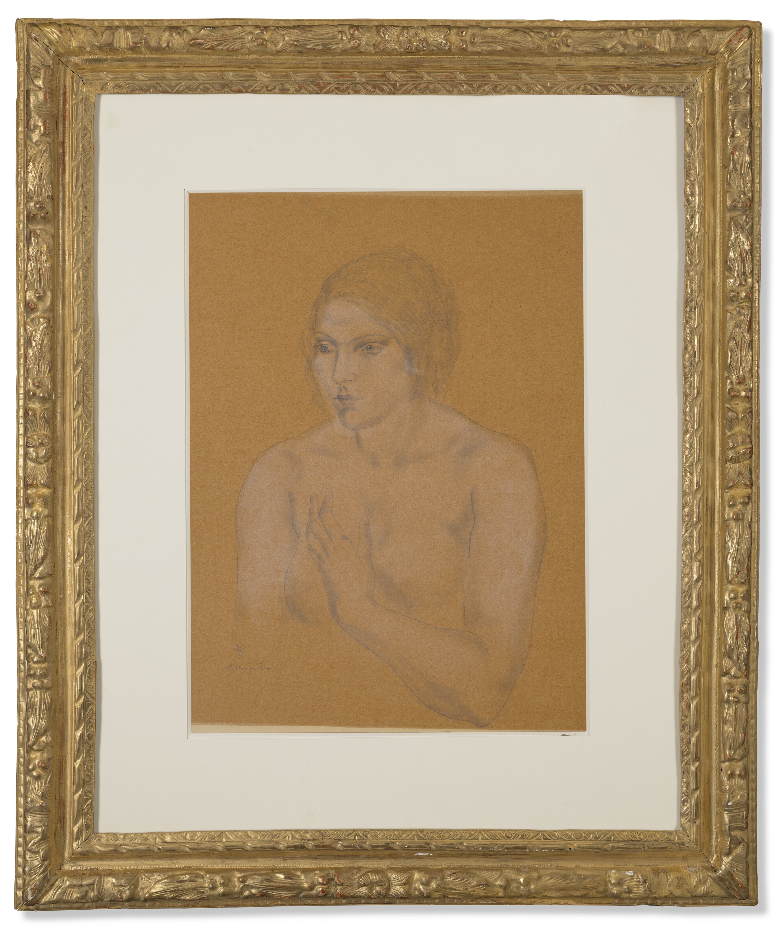 Léonard Tsuguharu Foujita — Роковая женщина в бюсте, изображение 4