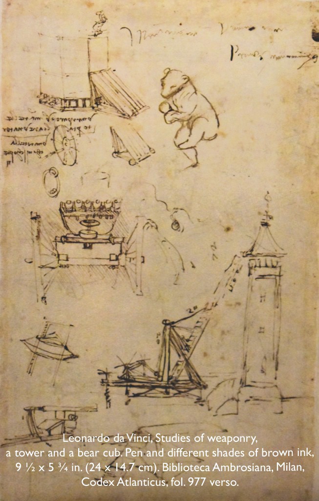 Leonardo da Vinci — Голова медведя, изображение 7