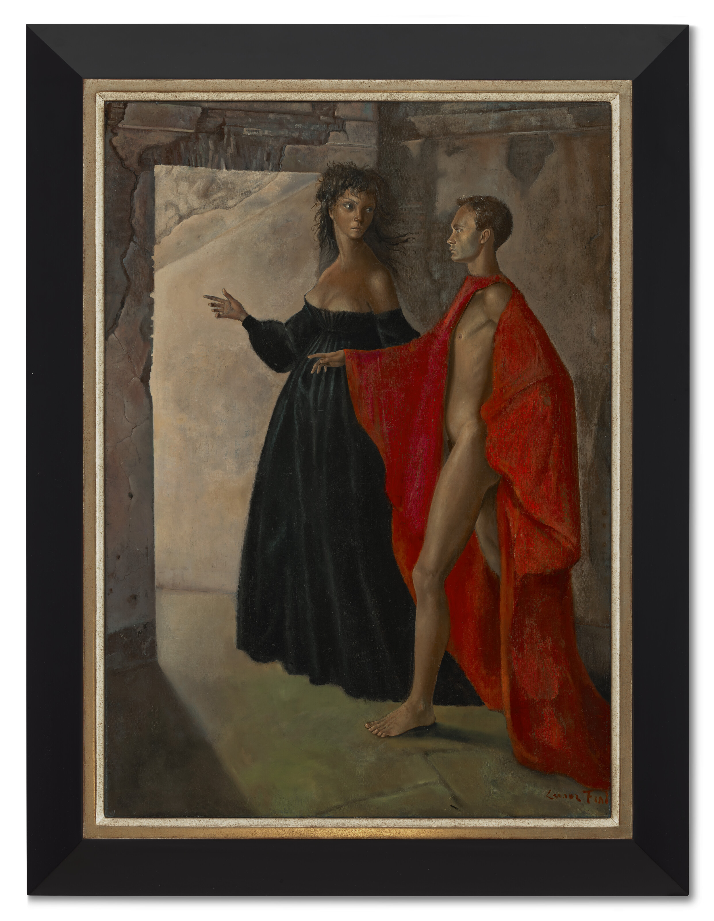 Leonor Fini — Танец в туре (автопортрет Константина Еленского), изображение 2