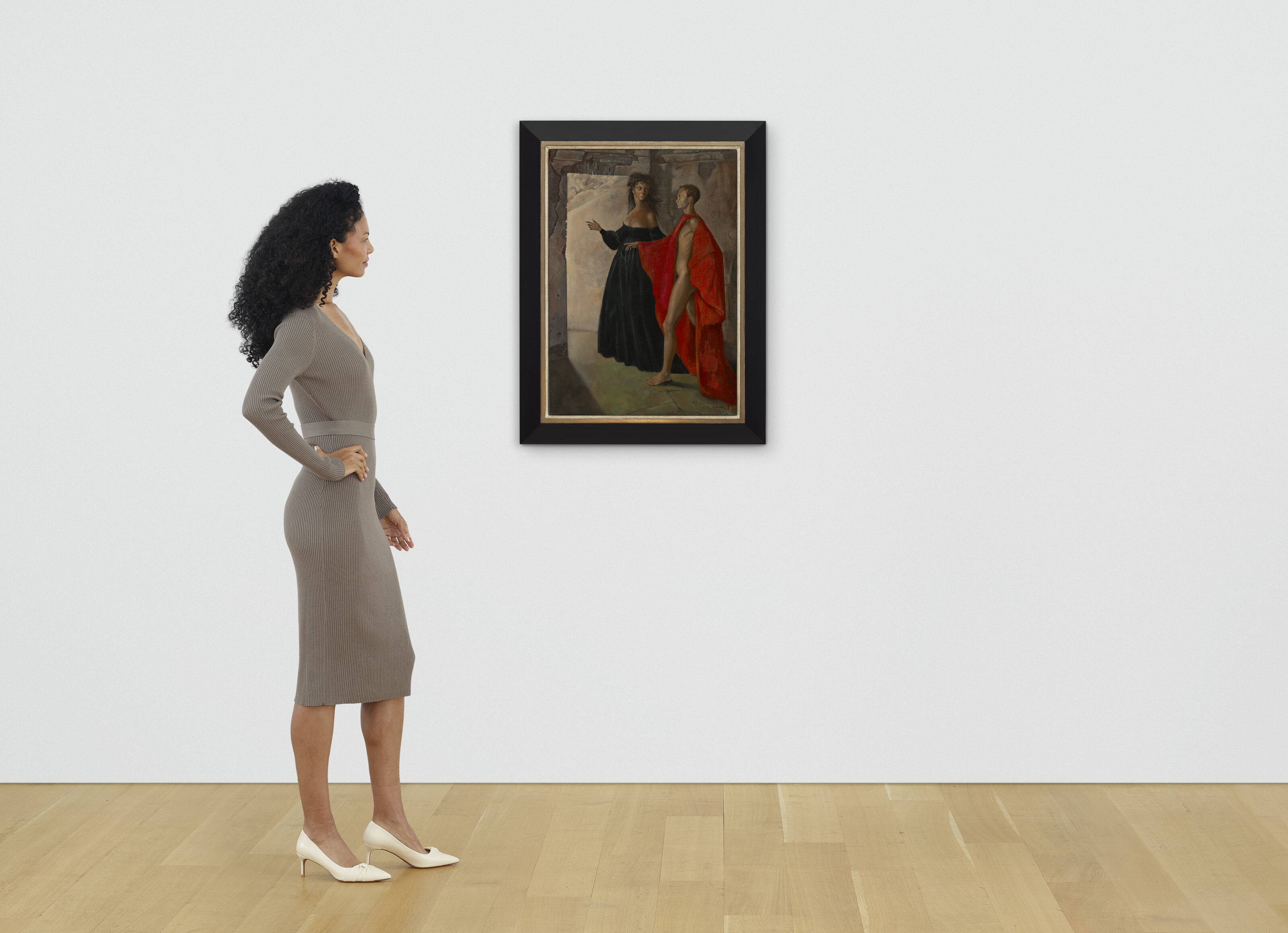 Leonor Fini — Танец в туре (автопортрет Константина Еленского), изображение 4