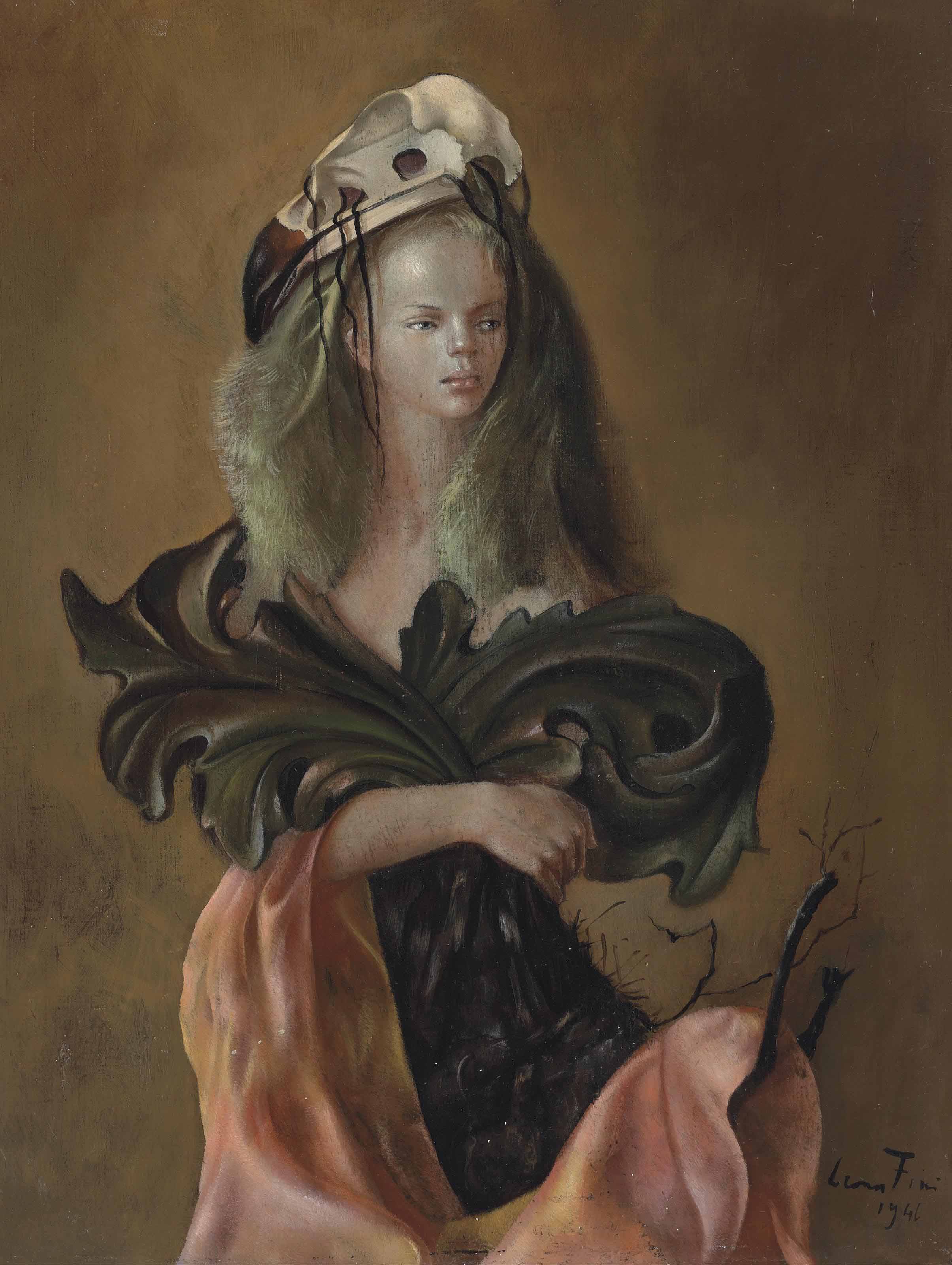 Leonor Fini — Портрет женщины из фельетонов Аканты