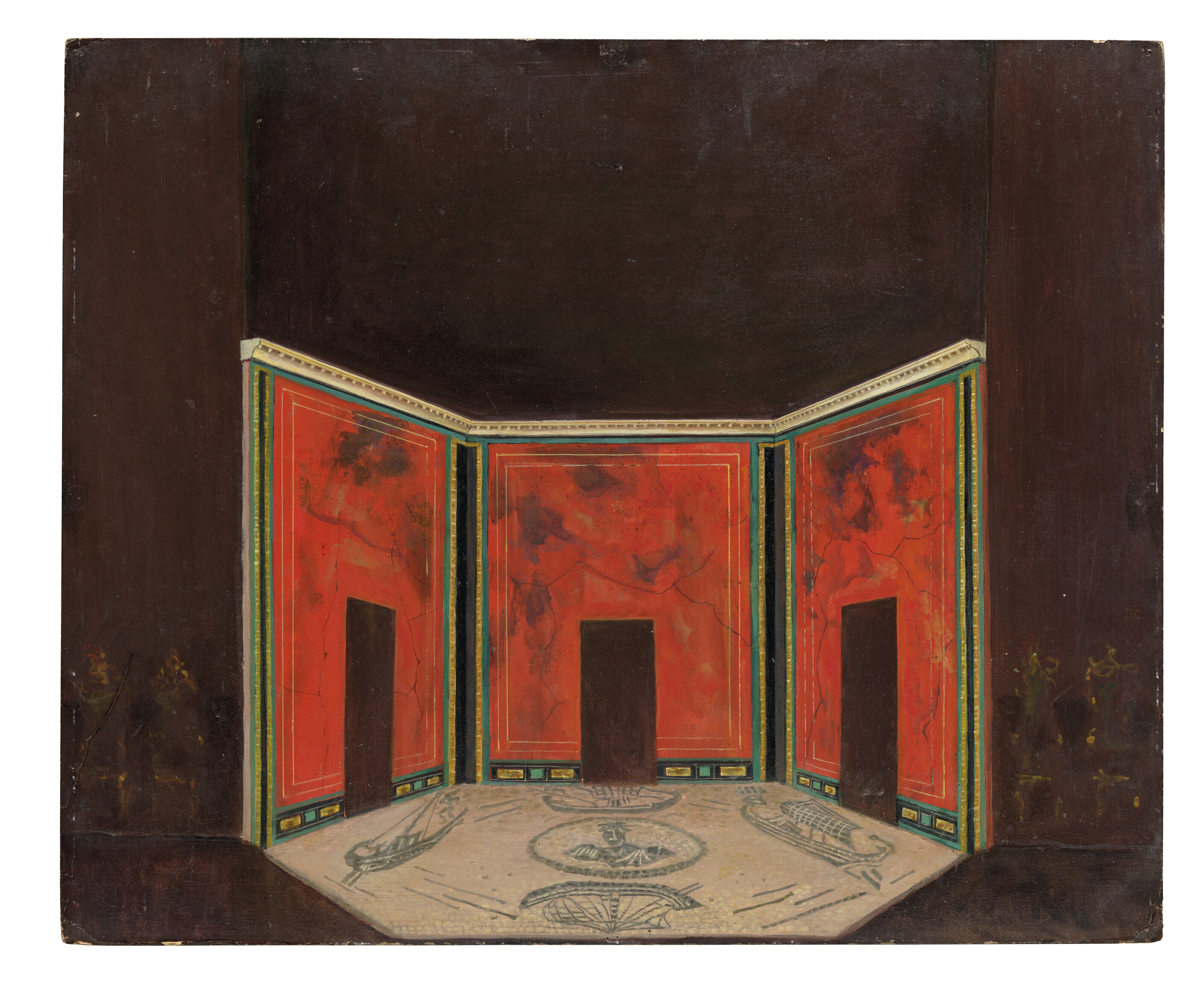 Leonor Fini — Театральный макет, римская античность I, изображение 2