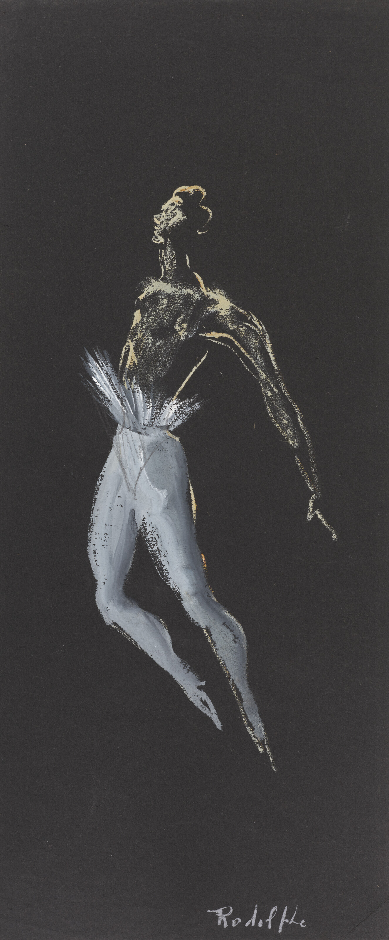 Leonor Fini — Макет костюма для "Воспоминания о Леоноре"