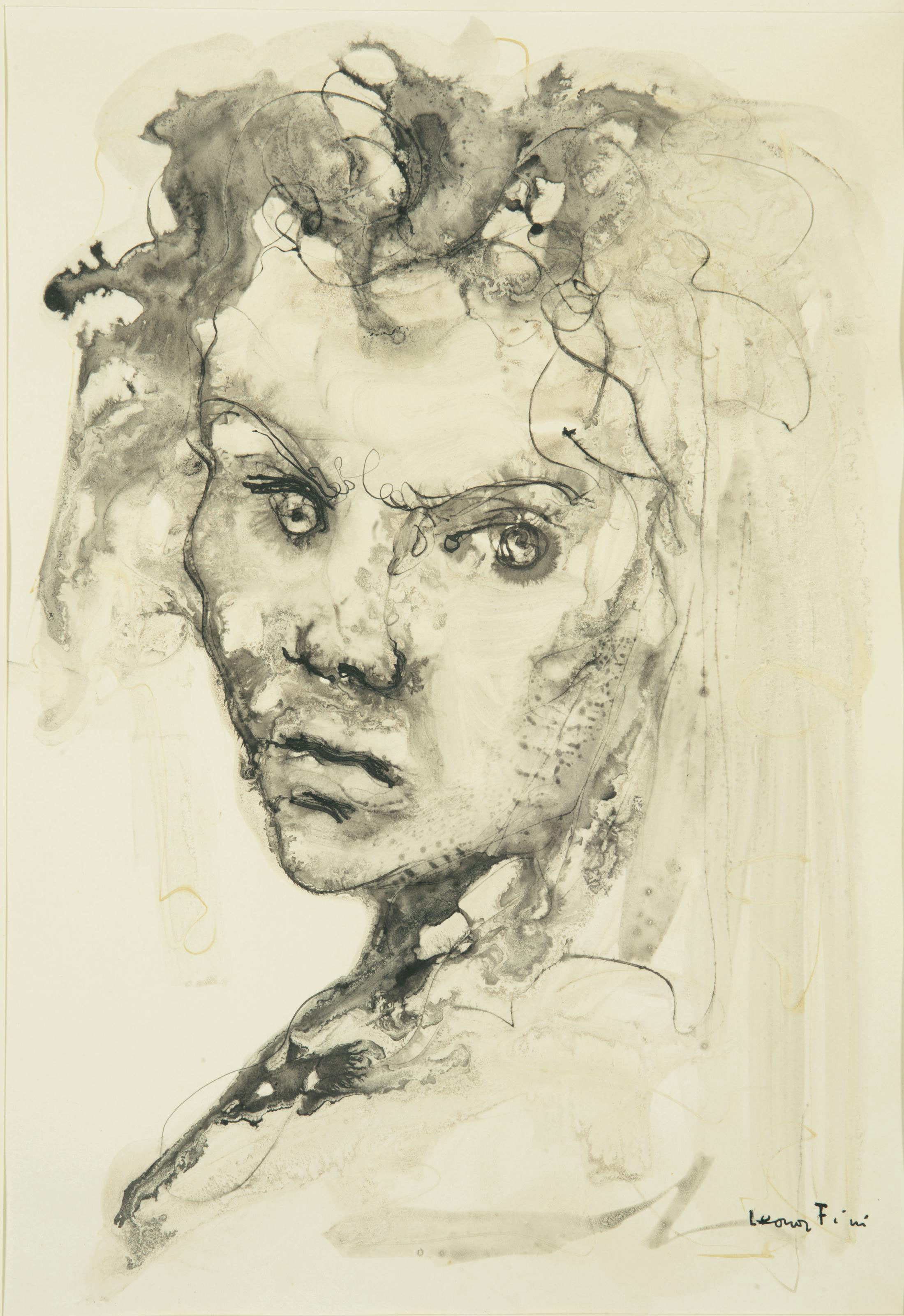 Leonor Fini — Женский портрет в три четверти