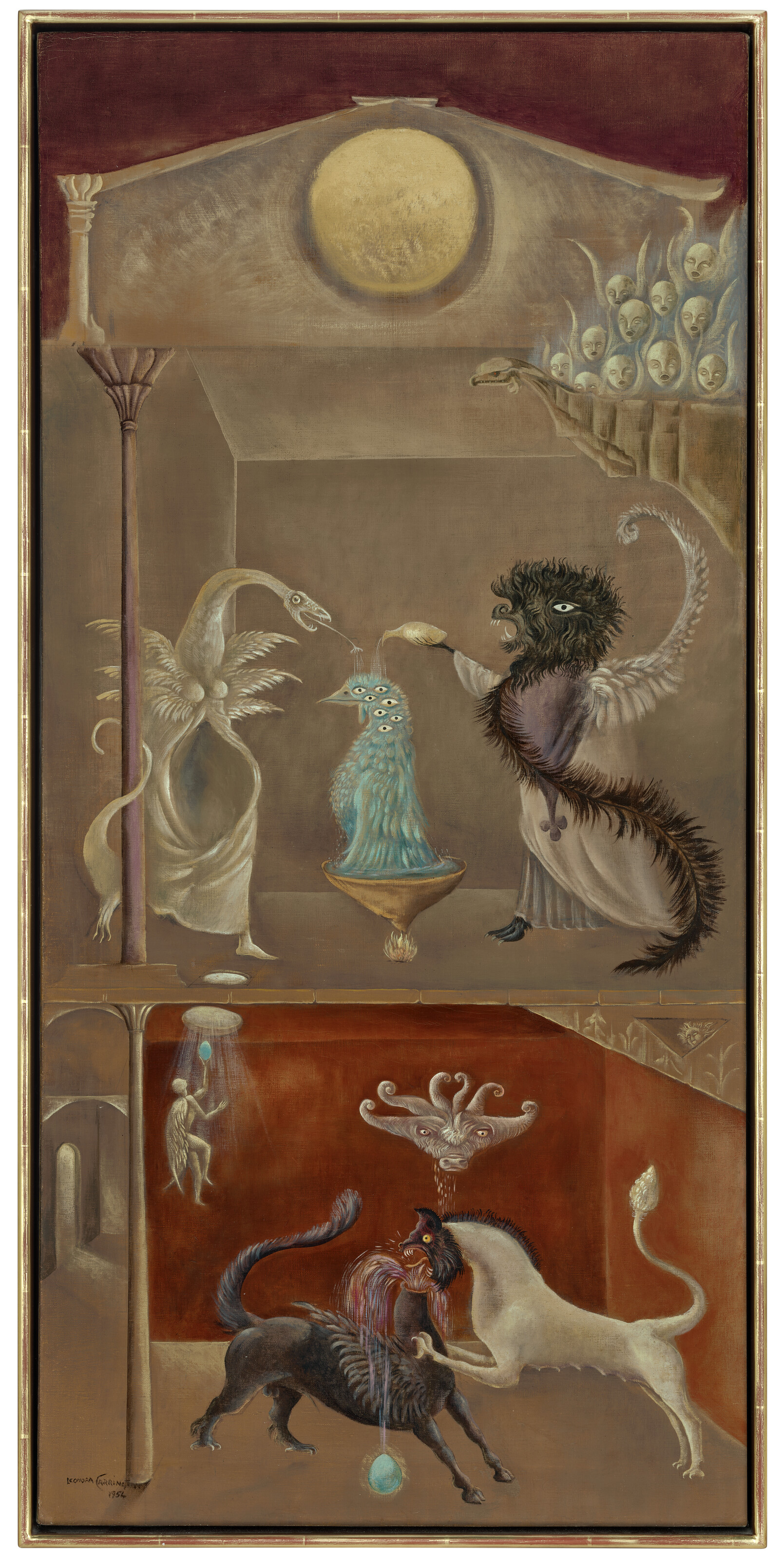 Leonora Carrington — Таинство в храме Миноса, изображение 2