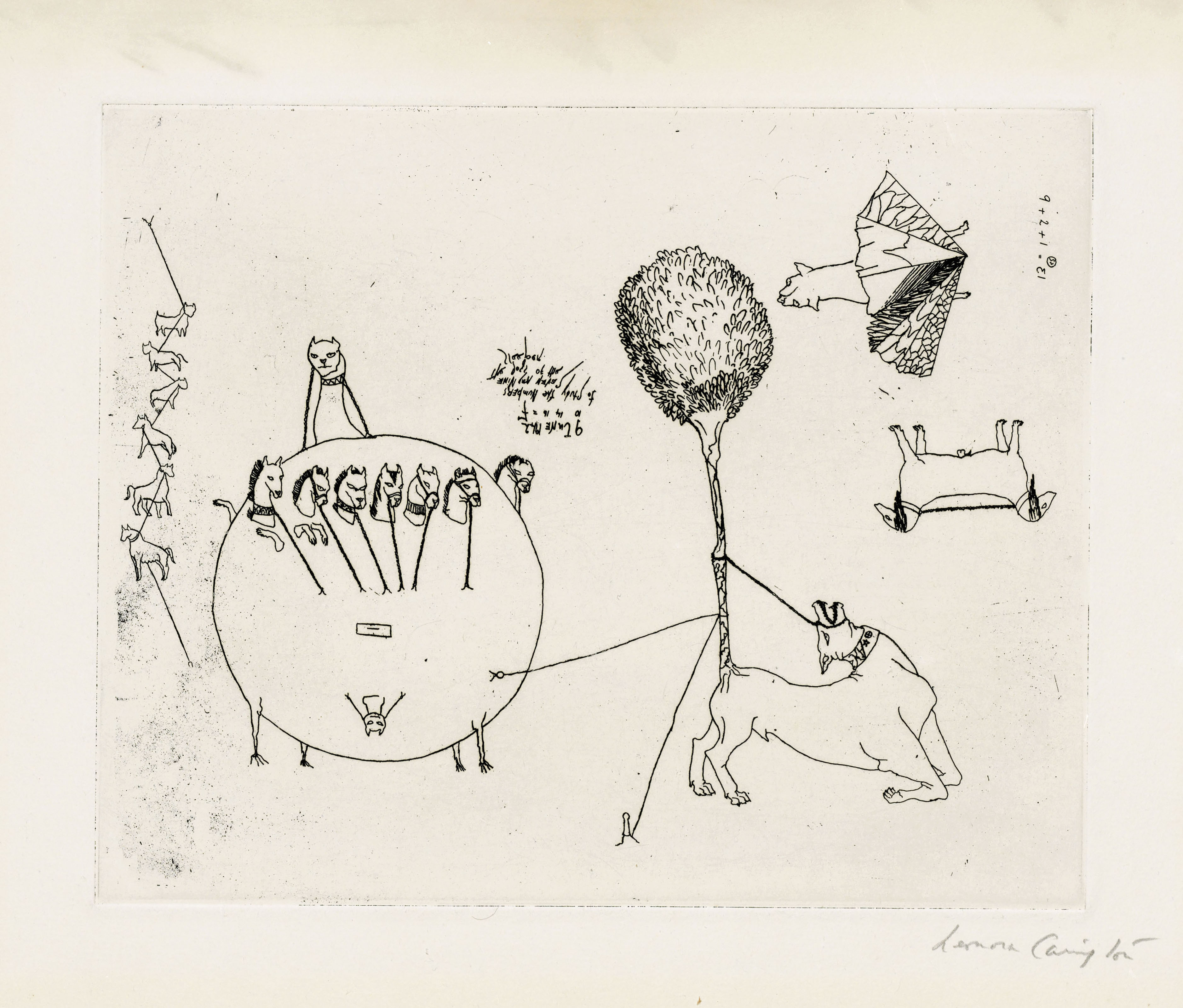 Leonora Carrington — Без названия, из: Портфолио VVV