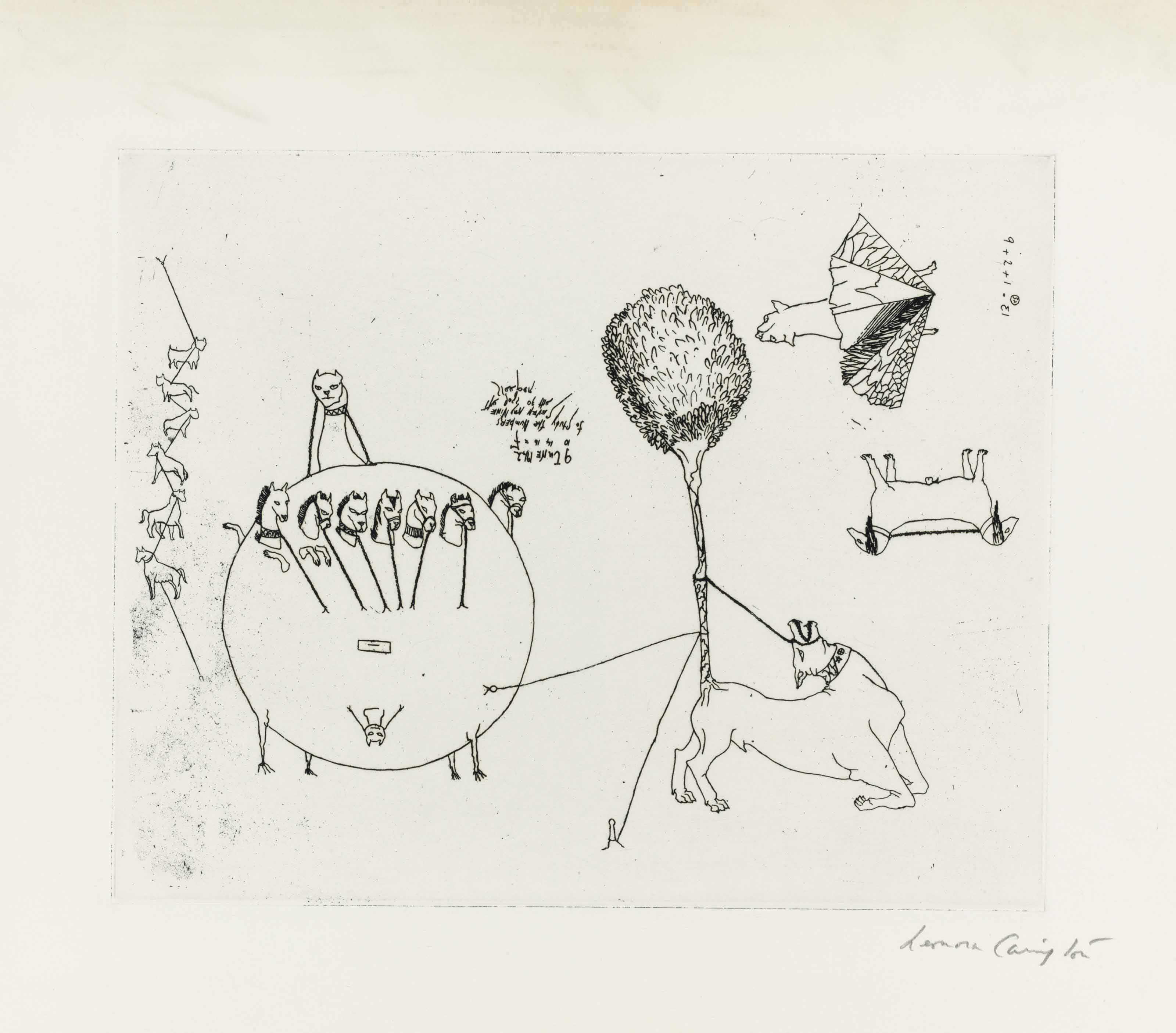 Leonora Carrington — Без названия, из портфолио VVV