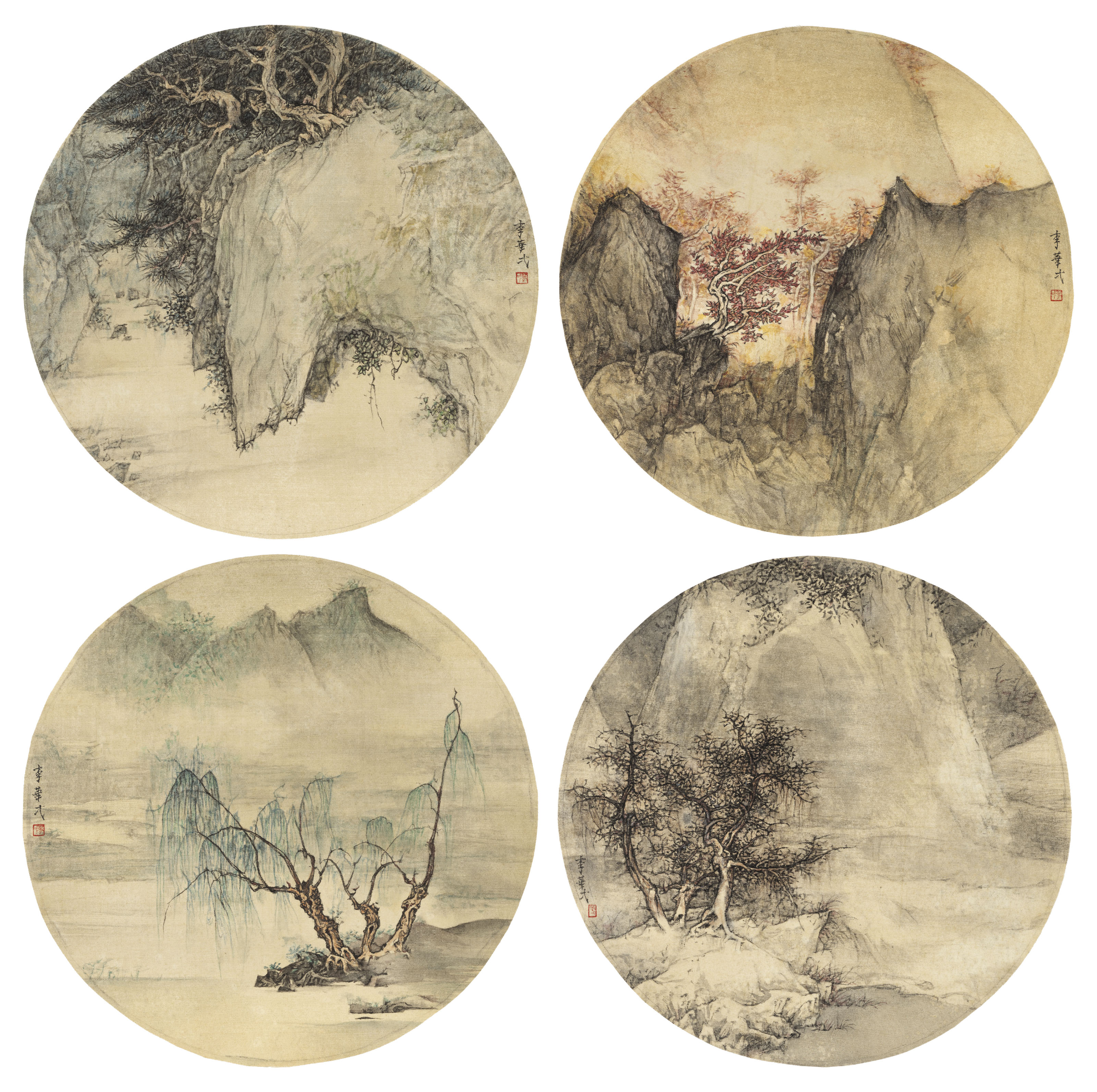 Li Huayi — Пейзажи четырех времен года