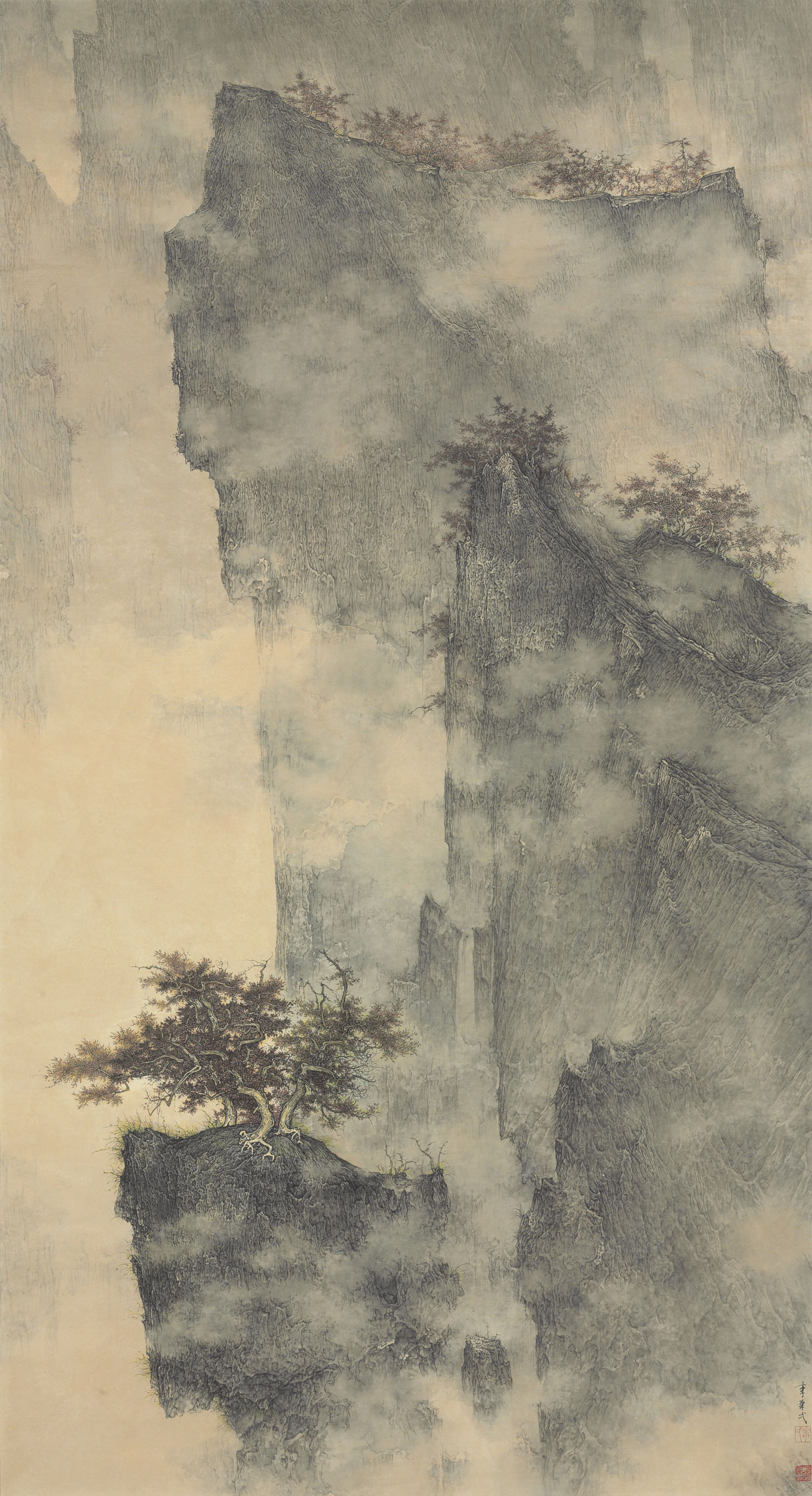 Li Huayi — Пейзаж в стиле Северной песни