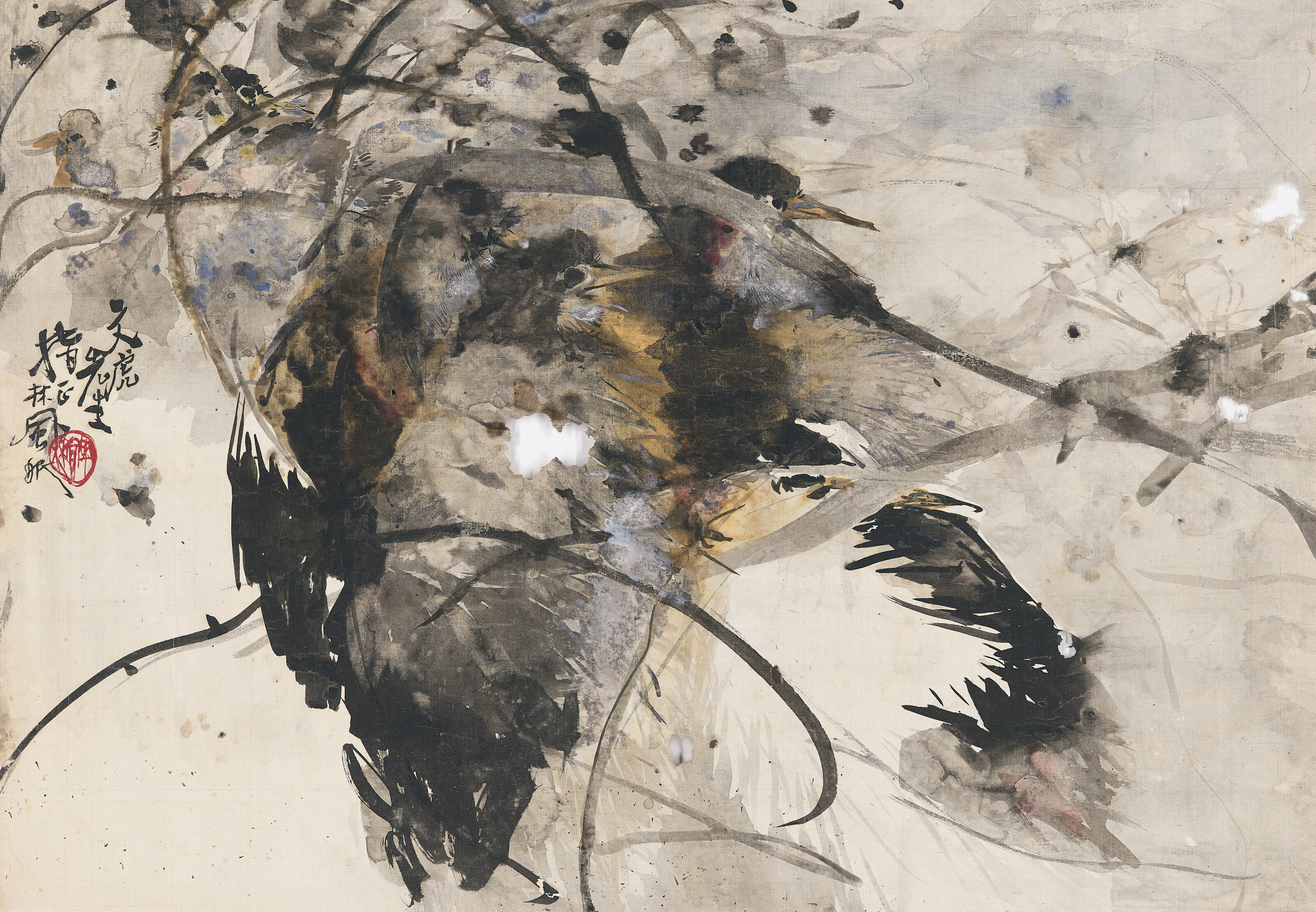 Lin Fengmian — Живопись и каллиграфия для Пекинской художественной школы, изображение 3