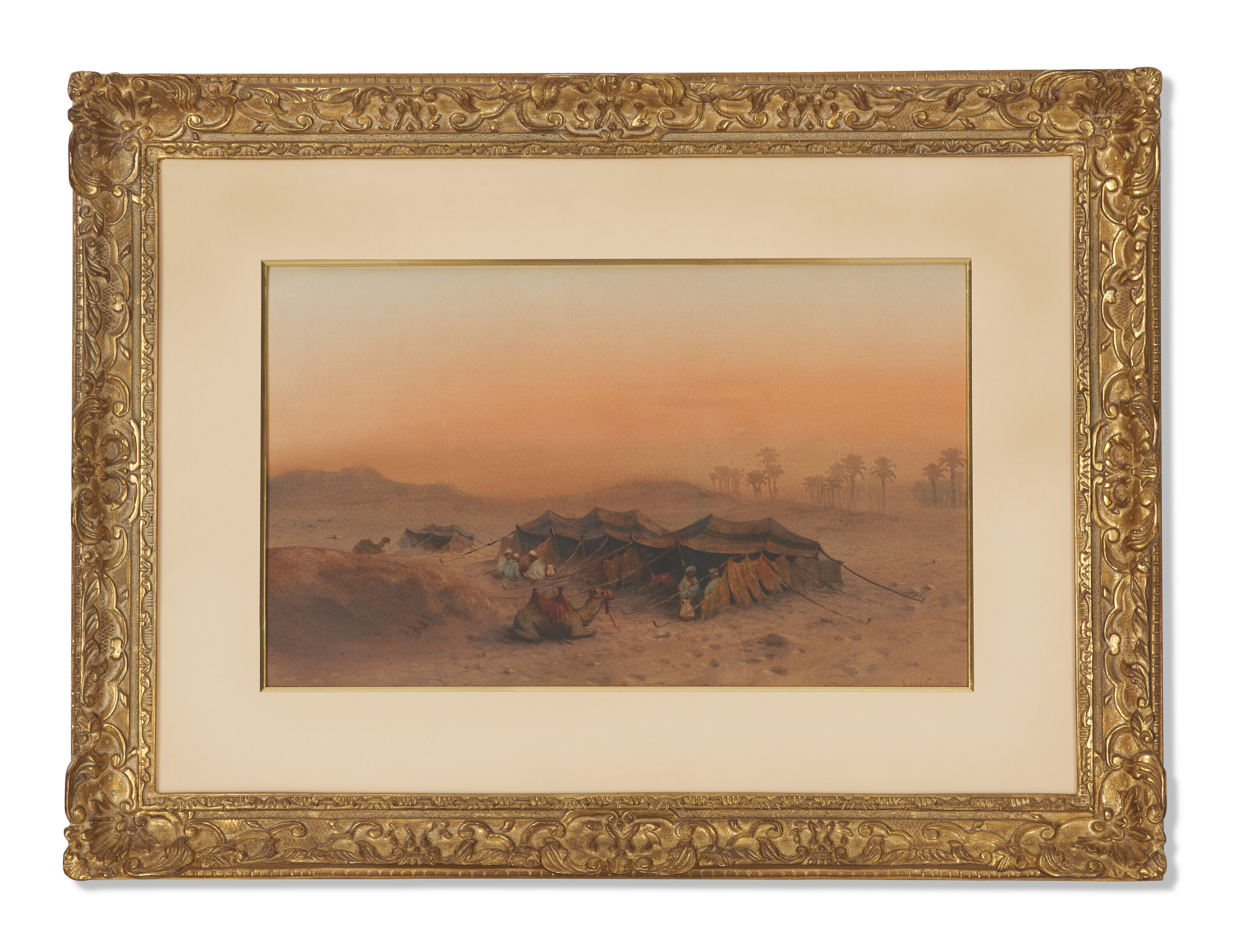 Louis Comfort Tiffany — "Сцена в пустыне", 1873, изображение 2