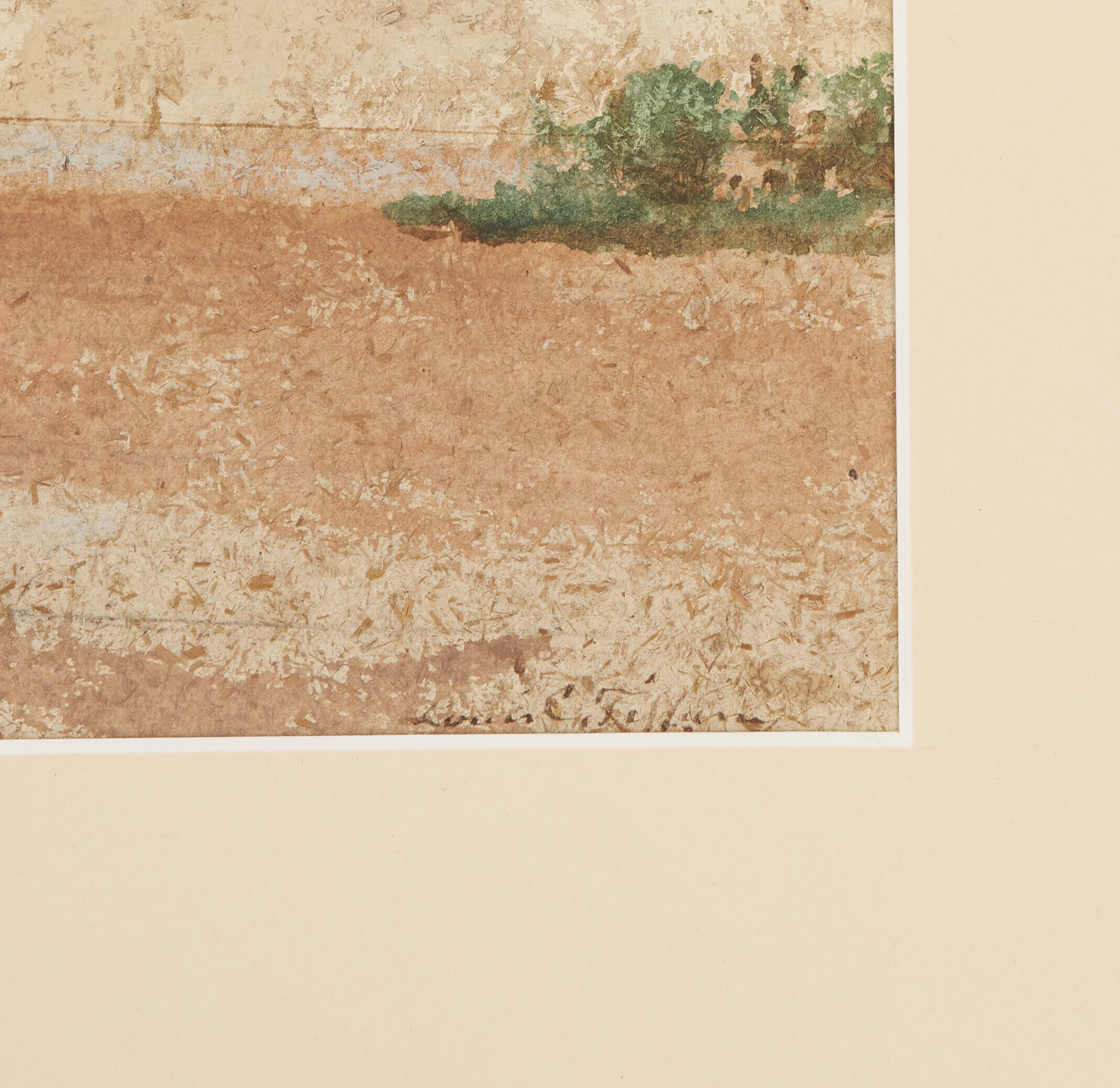 Louis Comfort Tiffany — "Двойная лестница во внутреннем дворе Блуа", около 1887 года, изображение 3