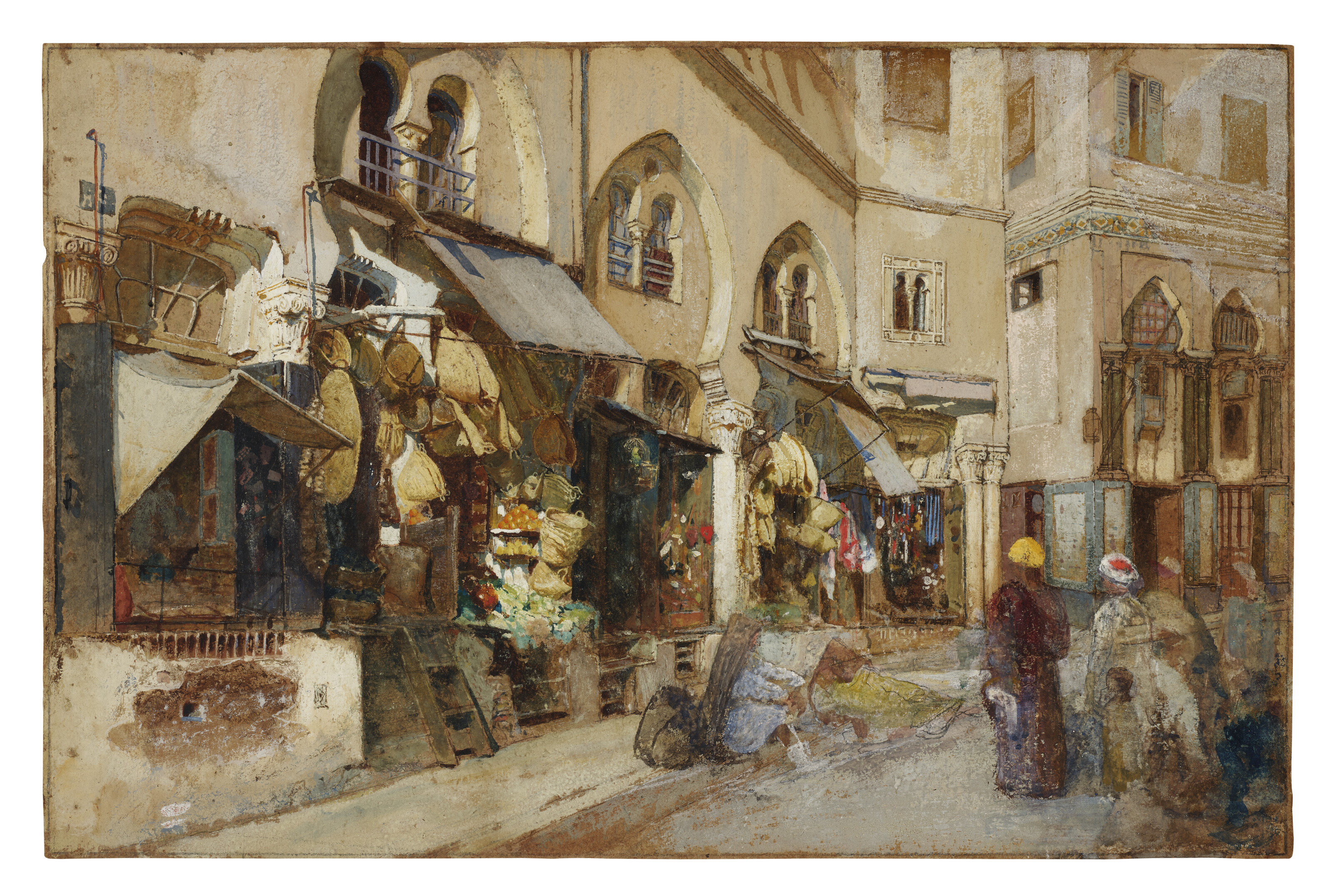 Louis Comfort Tiffany — "Уличная сцена в Алжире", около 1880 года