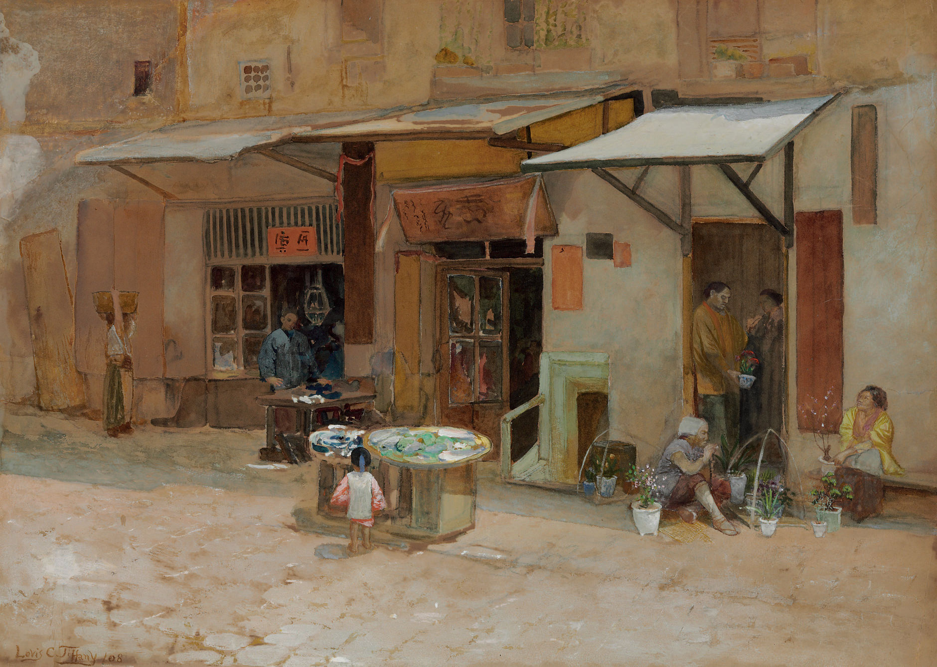 Louis Comfort Tiffany — Китайский квартал, Сан-Франциско