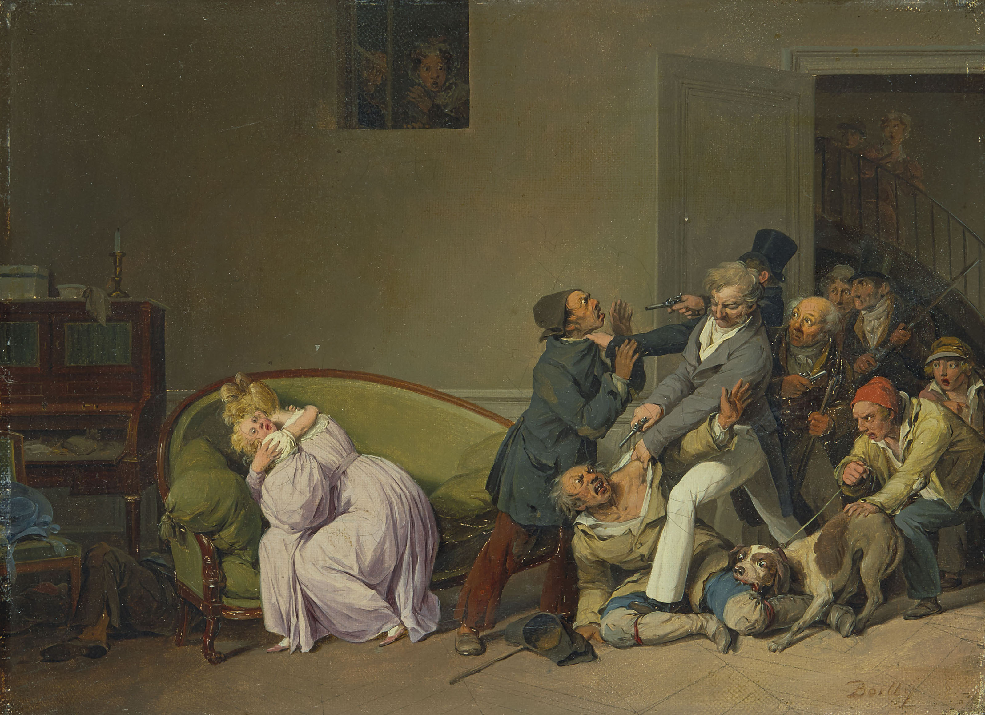 Louis Leopold Boilly — Сцены полета, изображение 3