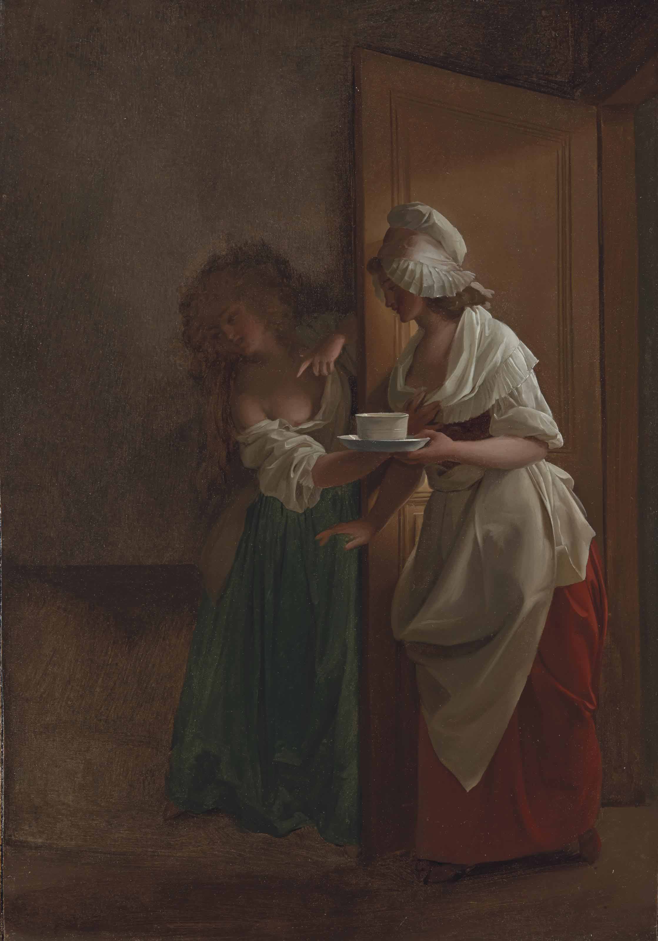 Louis Leopold Boilly — La tasse de chocolat ("Чашка шоколада")