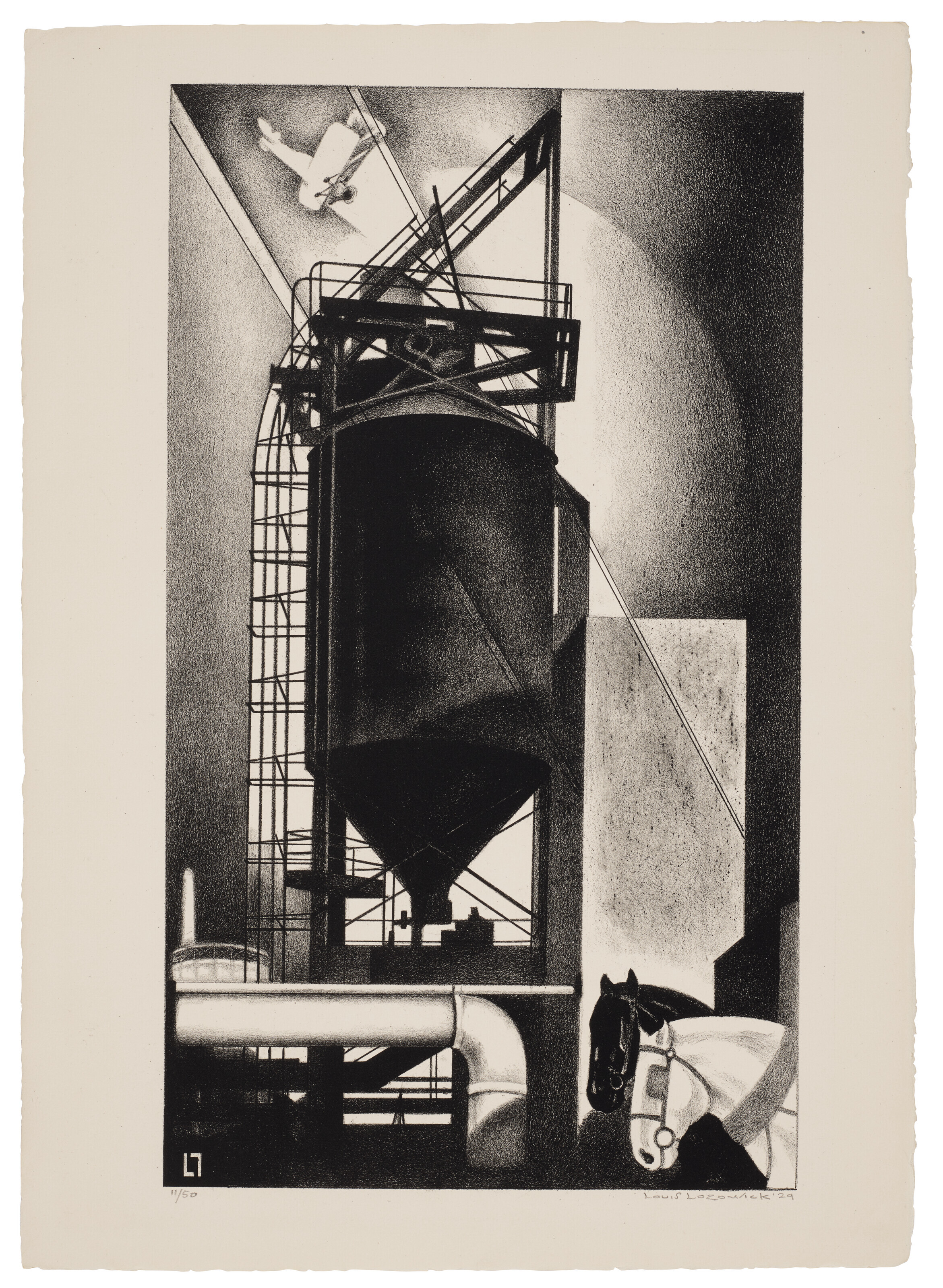 Louis Lozowick — Резервуары №1