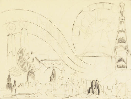 Louis Lozowick — Луна-парк