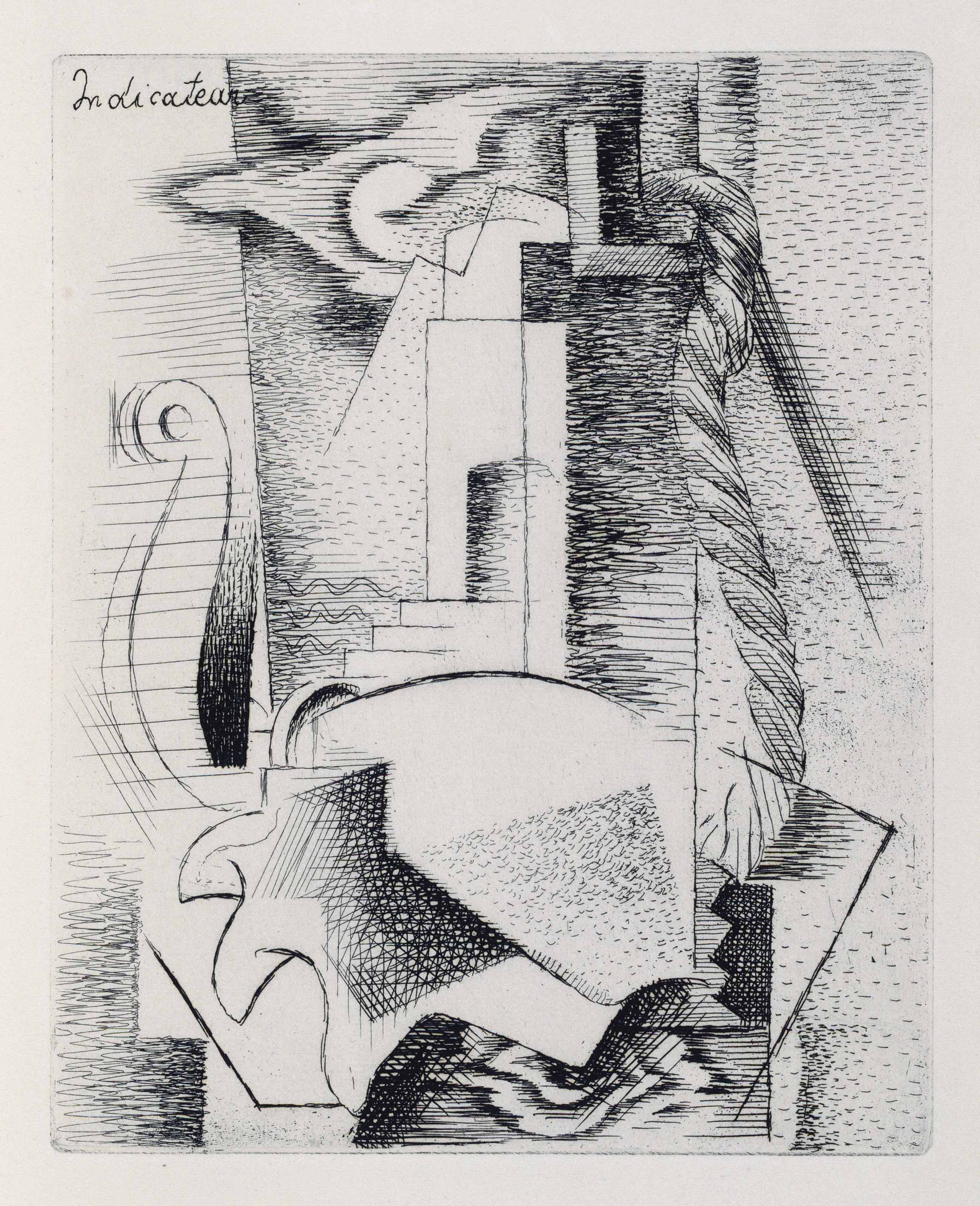 Louis Marcoussis — Тристан Тцара, знаток женской красоты, Жанна Бюшер, Париж, 1928