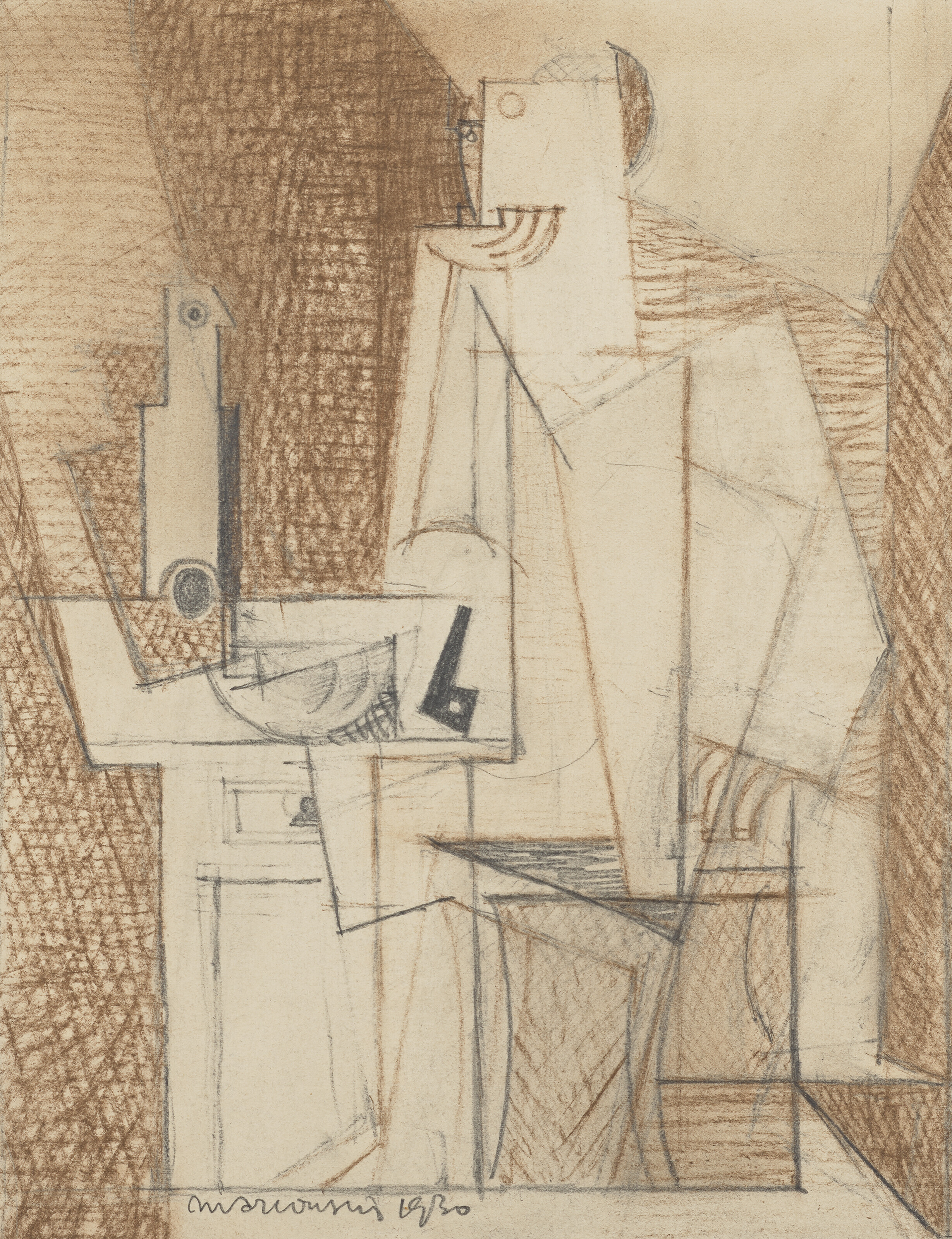 Louis Marcoussis — Портрет Жоржа Гюгне