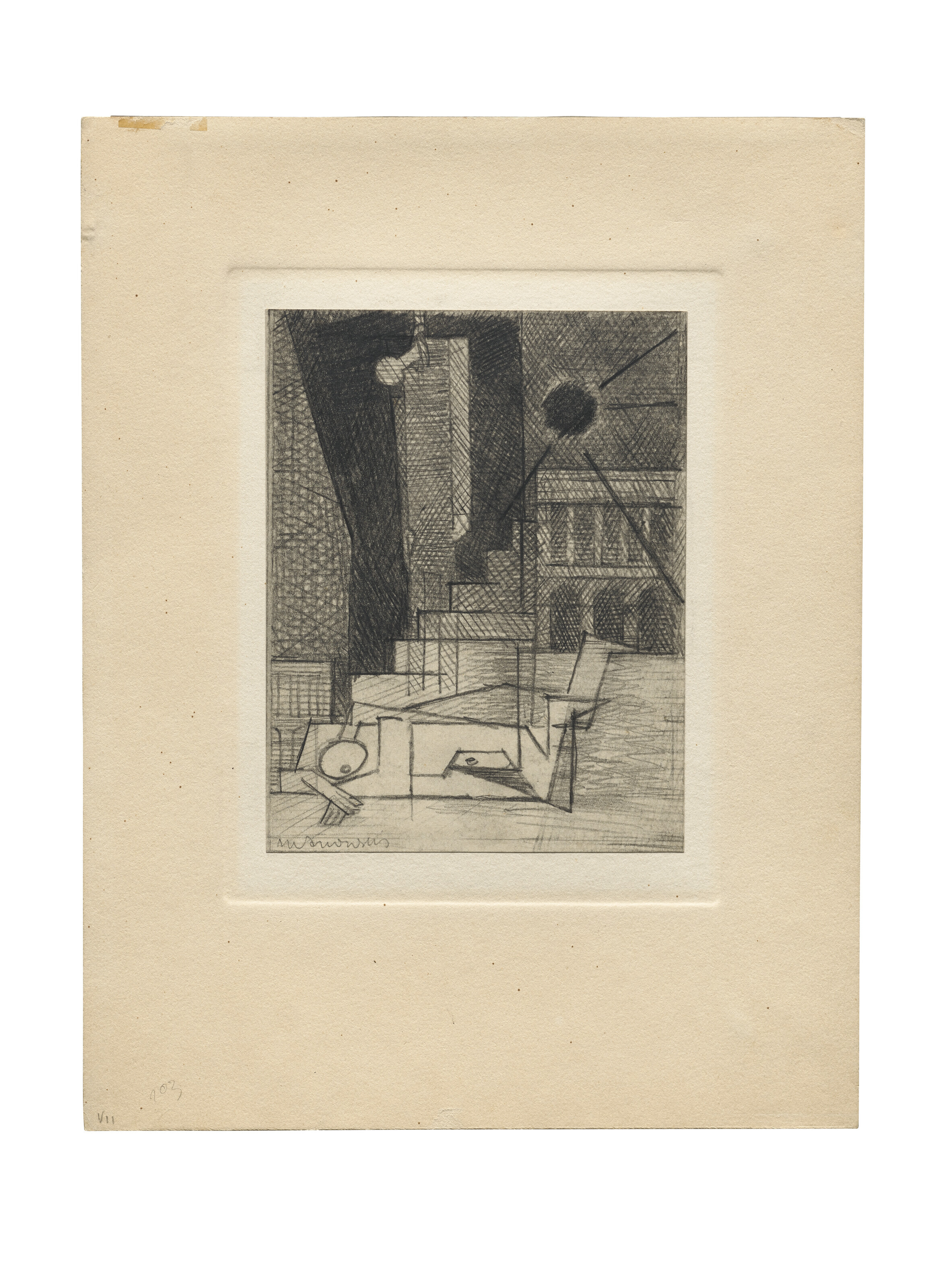 Louis Marcoussis — Десерт в честь Орелии; VII площадь Согласия, изображение 2