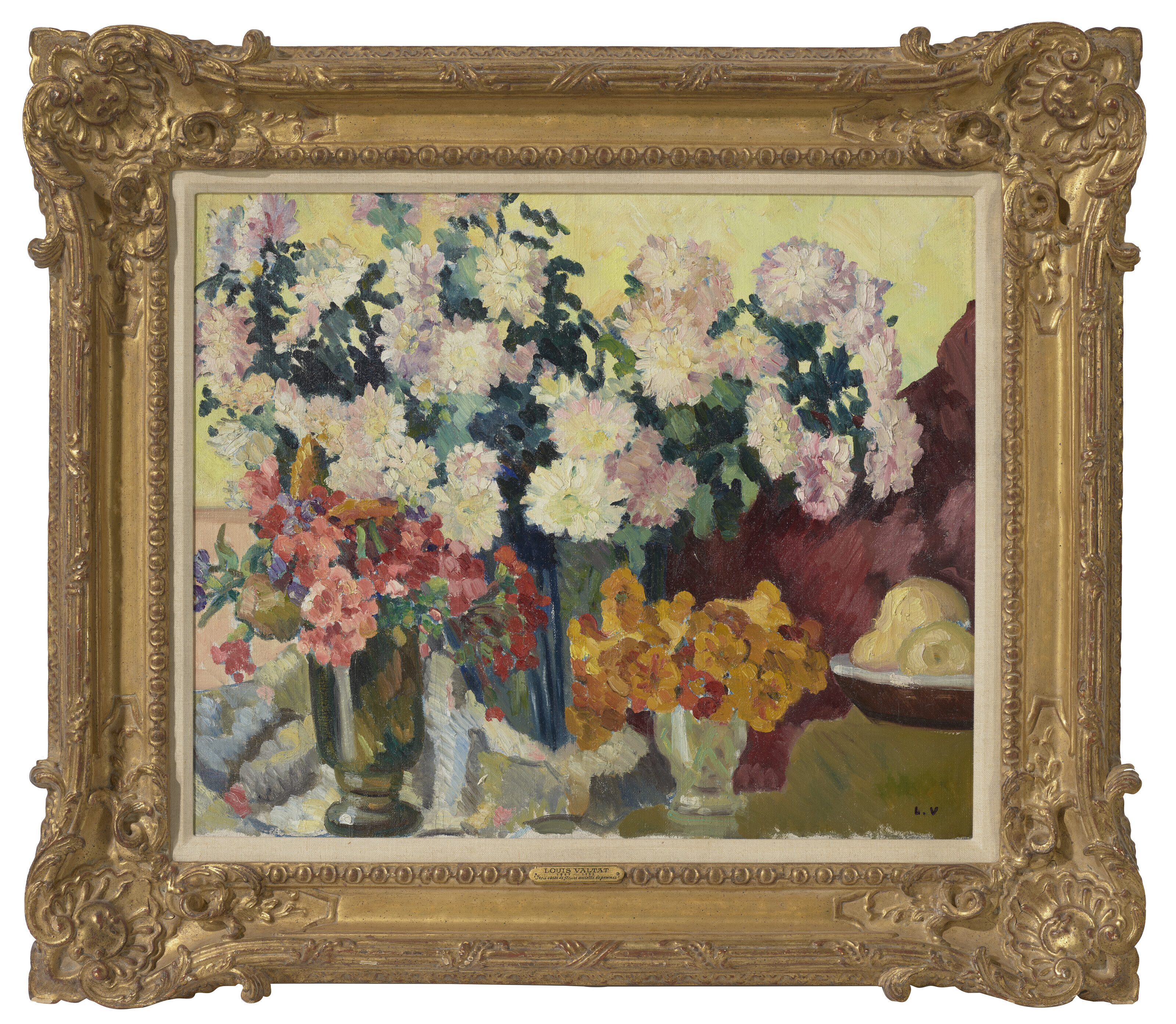 Louis Valtat — Три вазы с цветами, невеста с помпонами, изображение 2