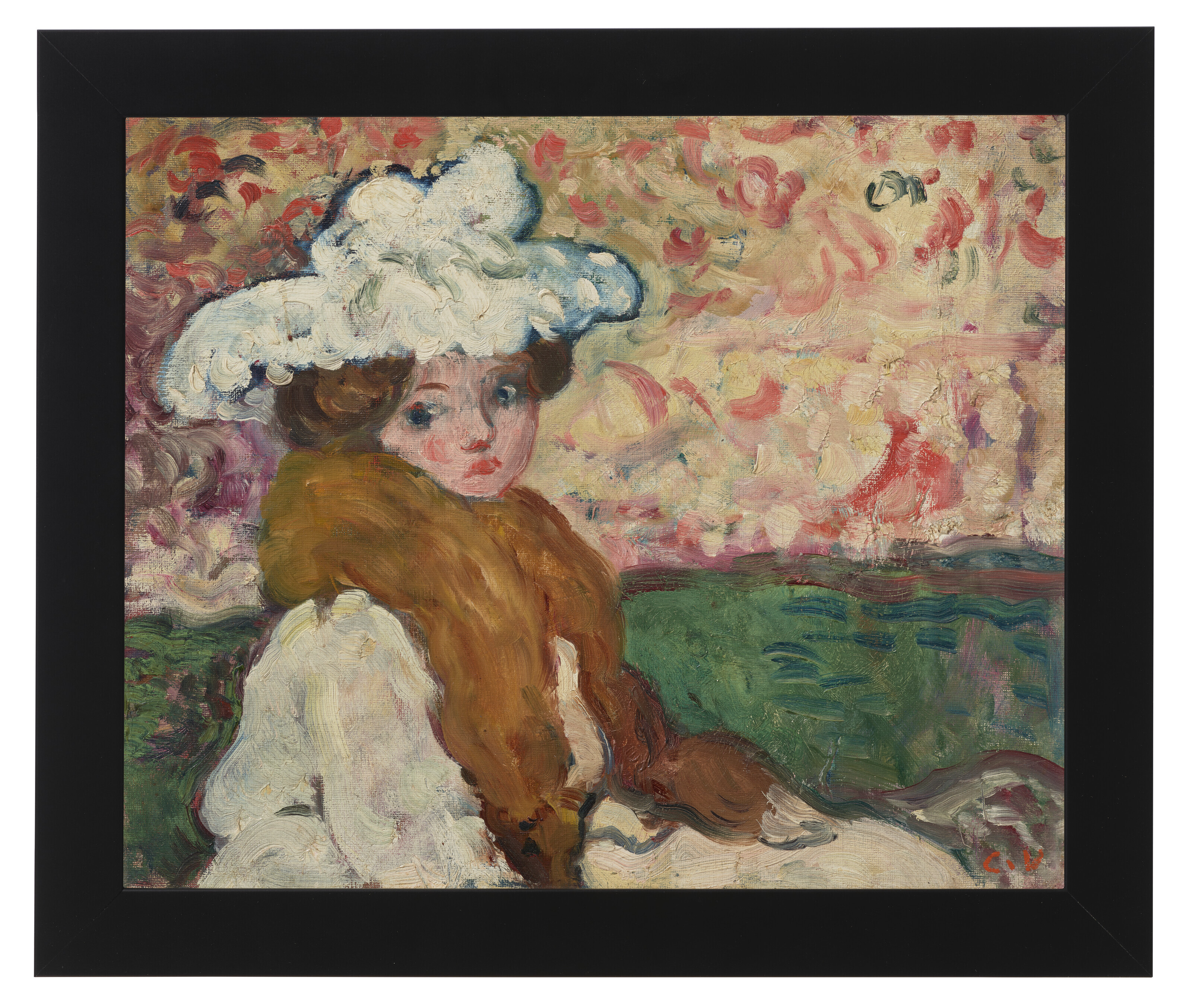 Louis Valtat — Женщина а-ля Шарлотта, изображение 2