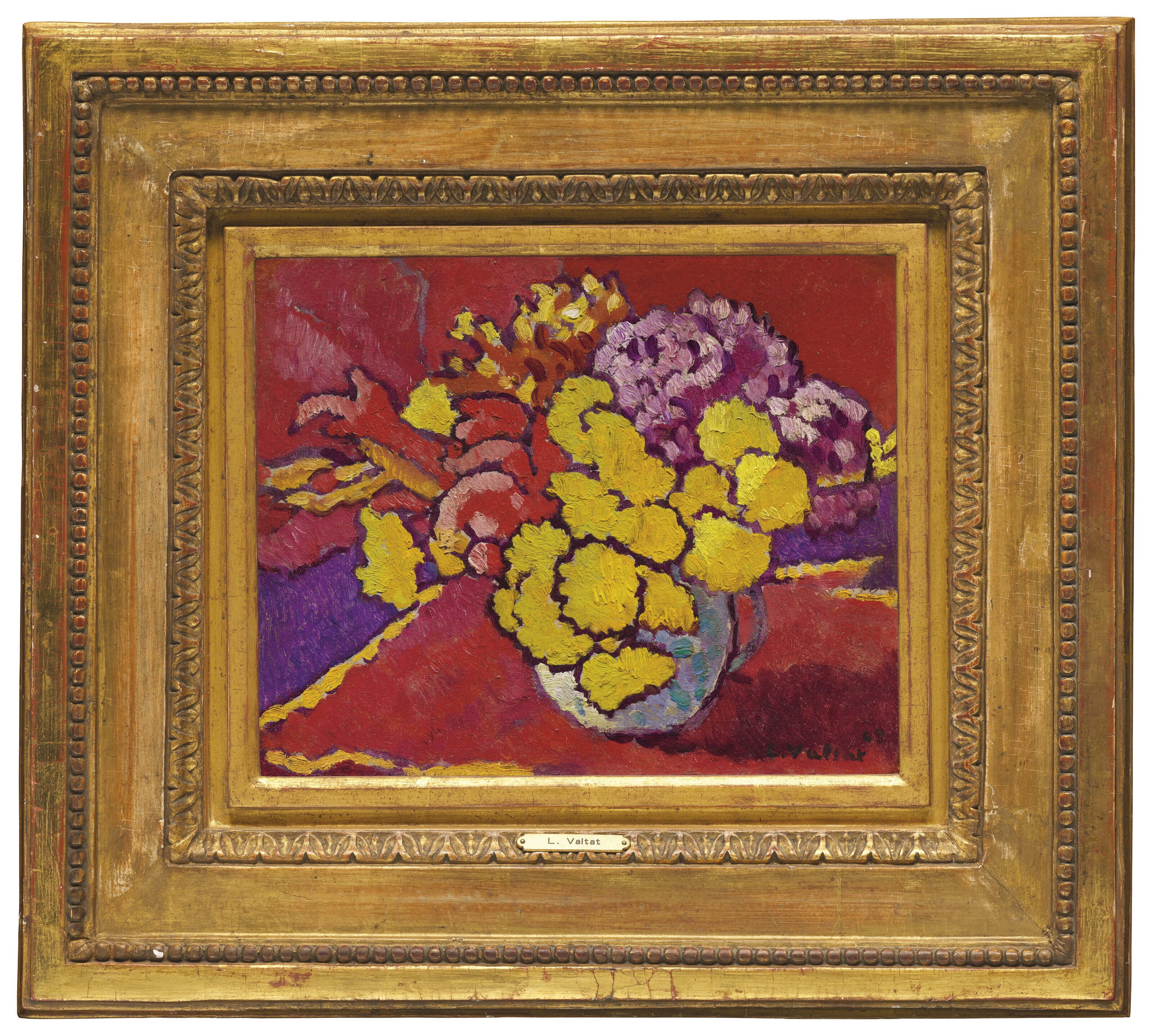 Louis Valtat — Желтые цветы, румяна для драпировки, изображение 2