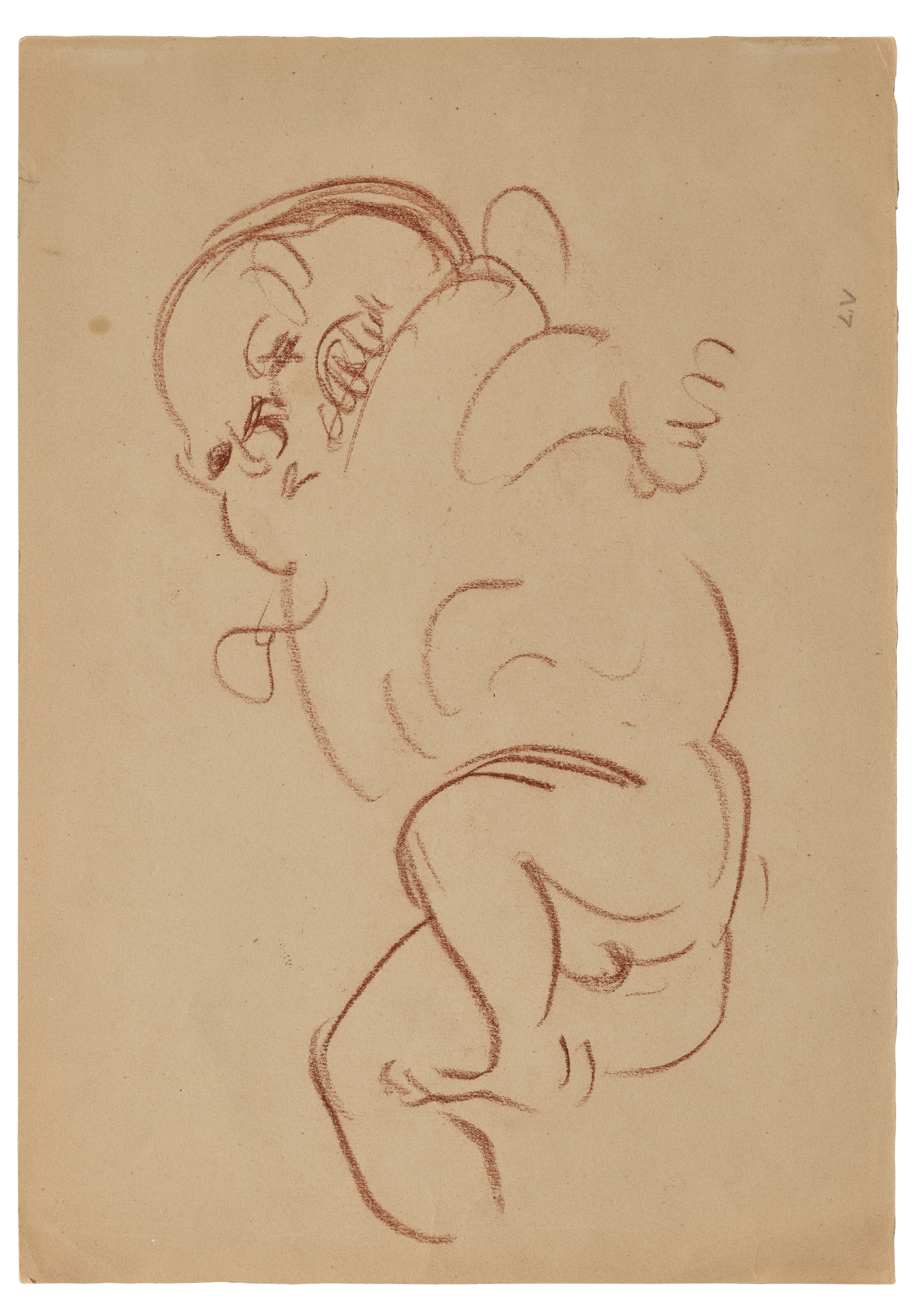 Louis Valtat — (i) Тет-а-тет с дочерью (прямая линия); (ii) Девушка в возрасте (iii) Женщина от Ренара, изображение 2