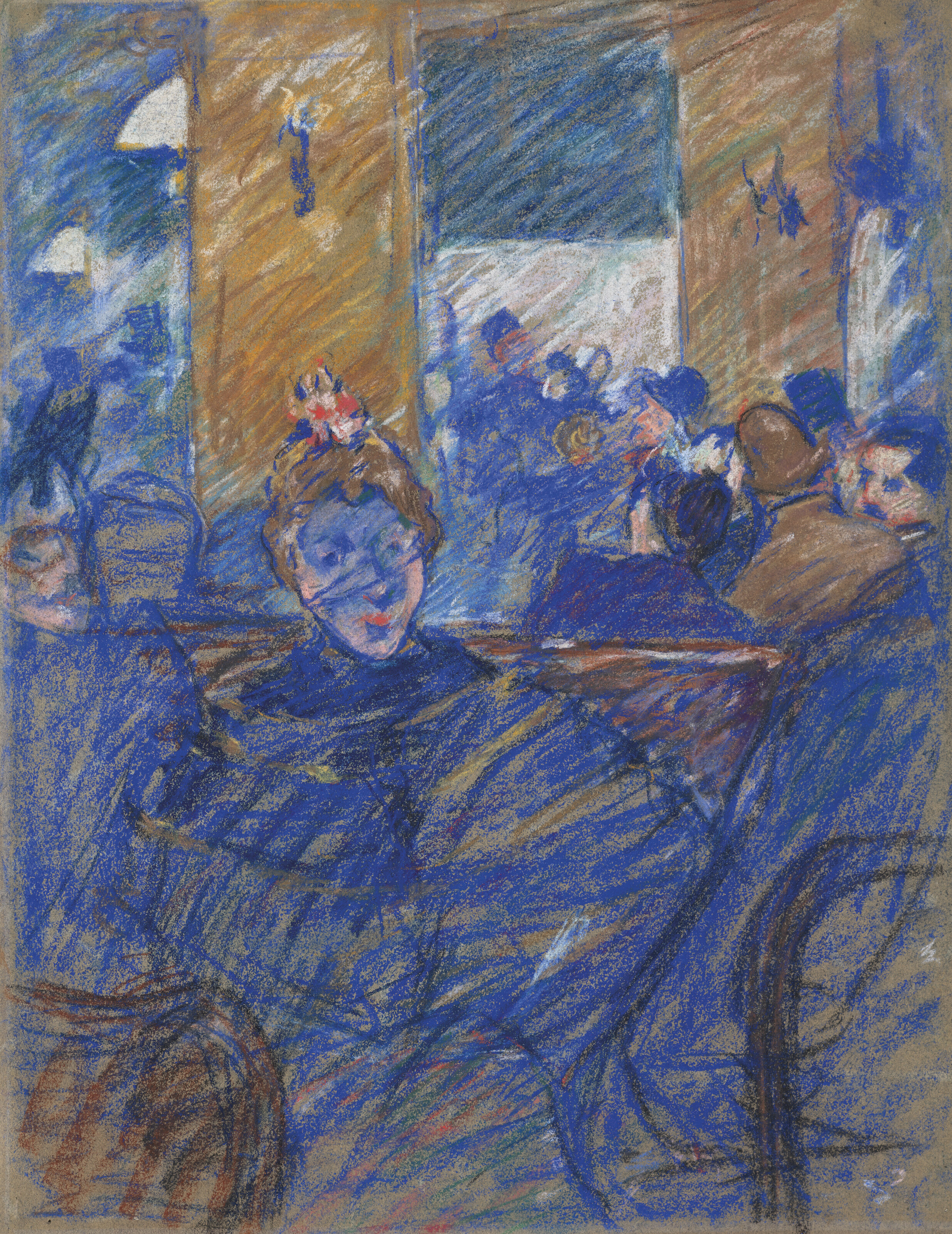 Louis Valtat — Дама в кафе ( справа налево )