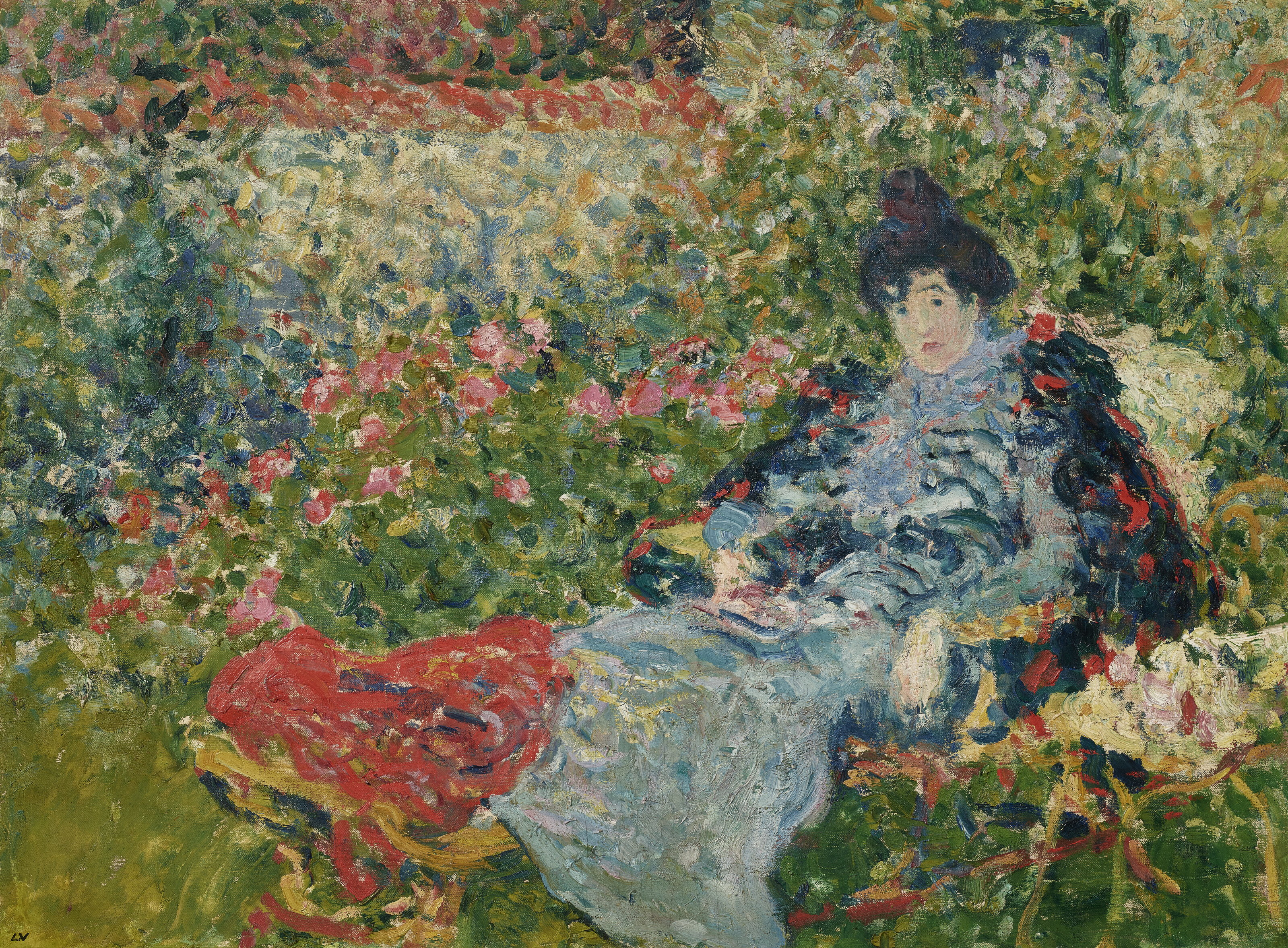 Louis Valtat — Габриэль Вальтат в саду