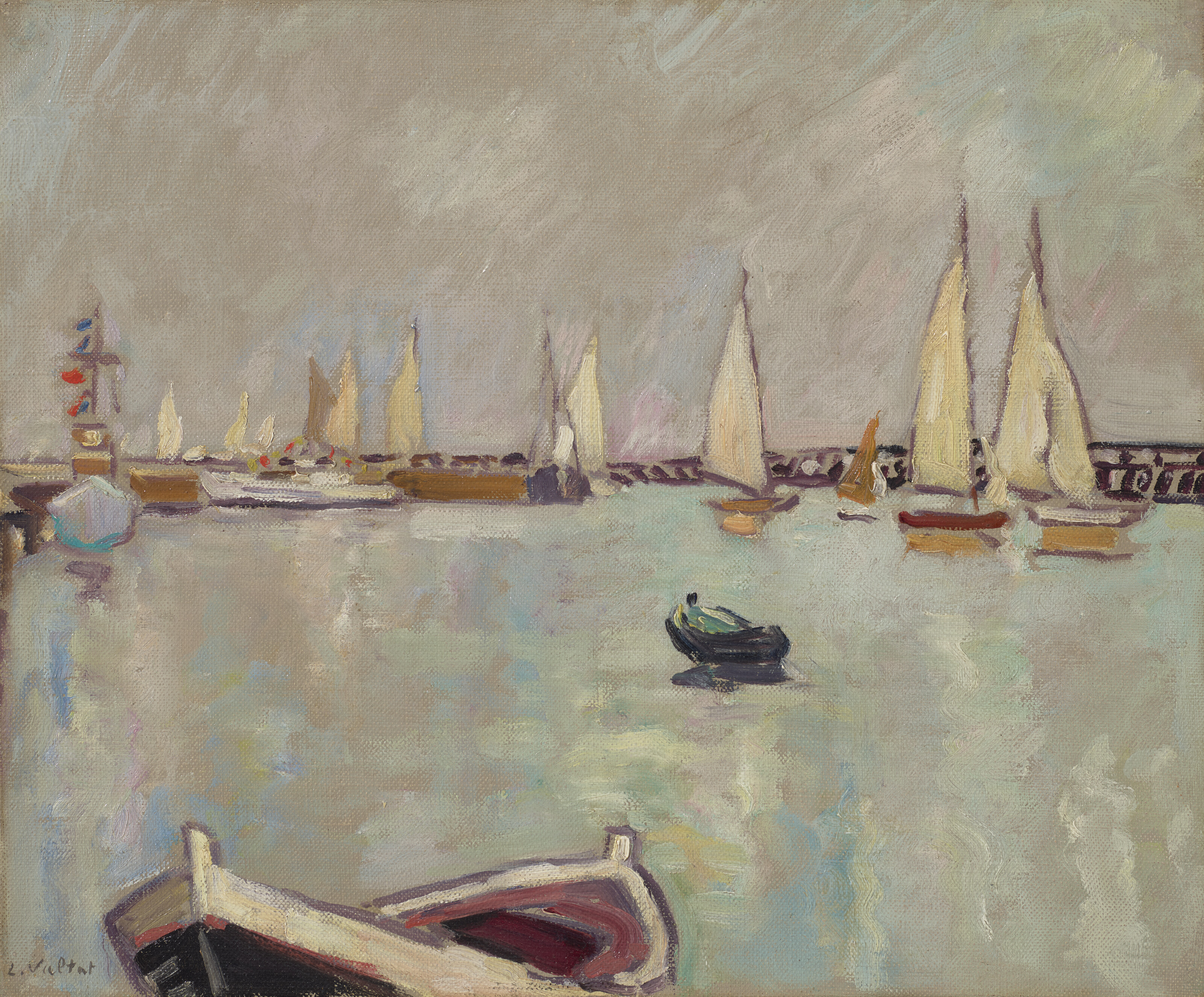 Louis Valtat — Барки и вуали в Уистреаме