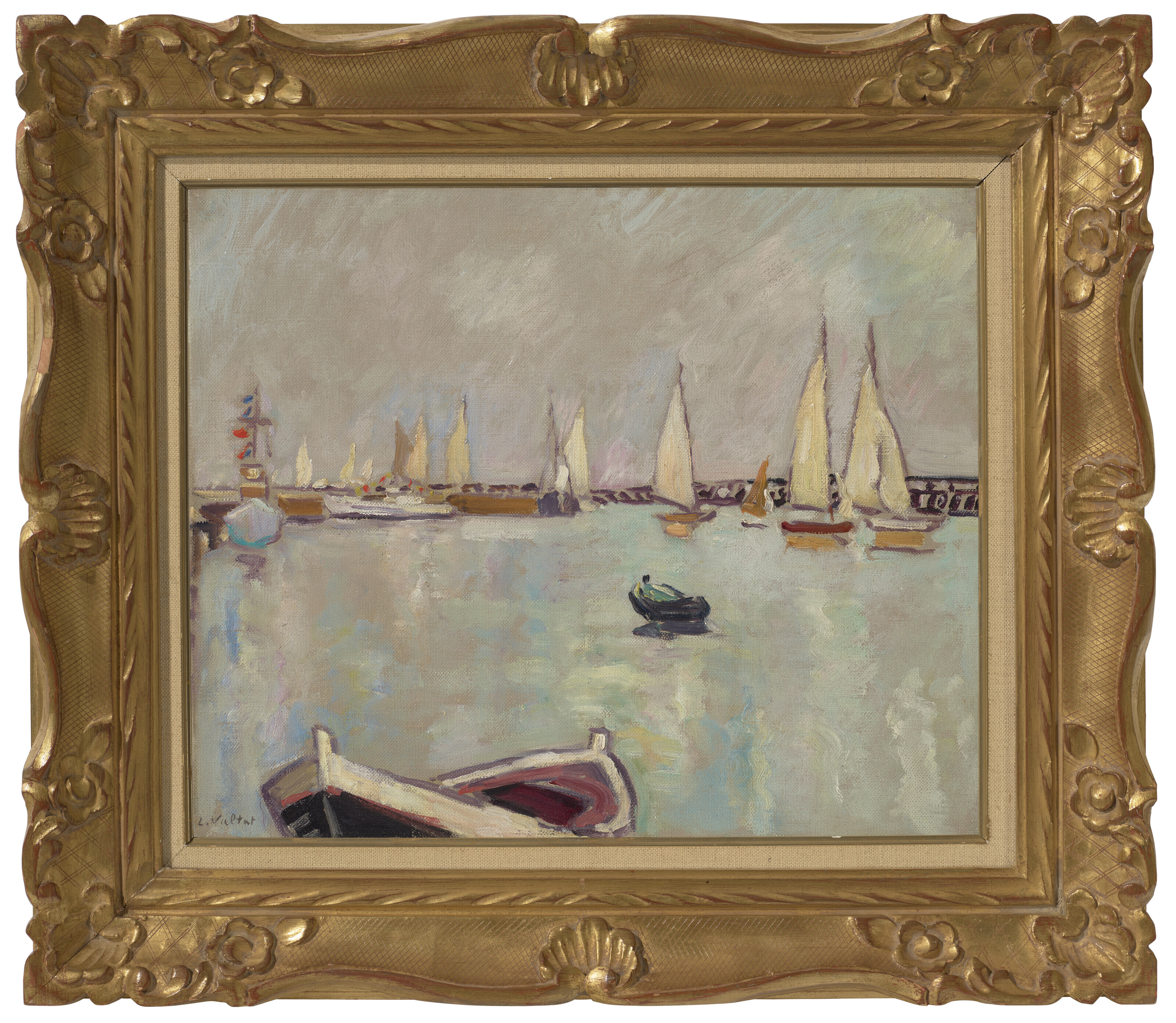 Louis Valtat — Барки и вуали в Уистреаме, изображение 2