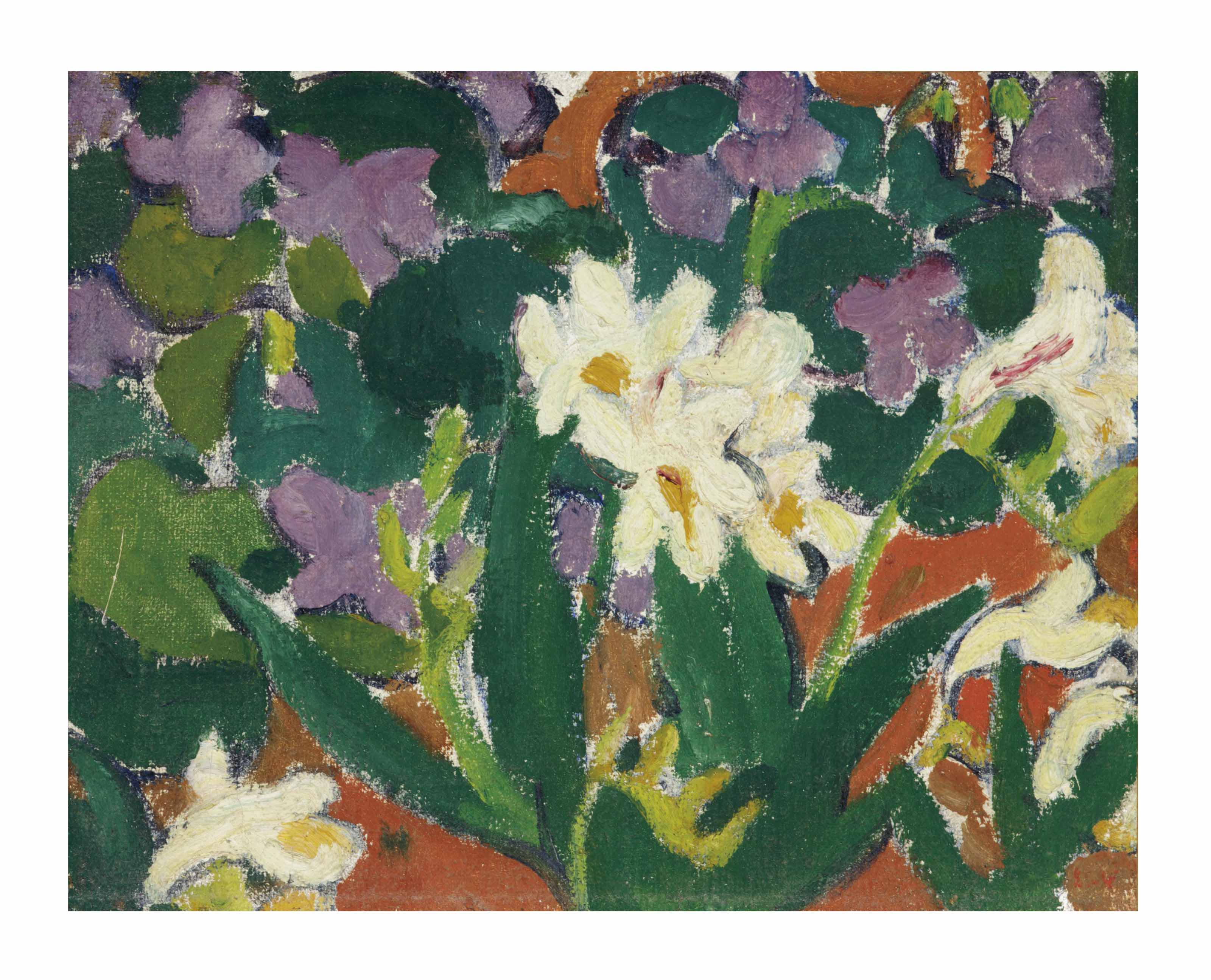 Louis Valtat — Нарциссы и фиалки