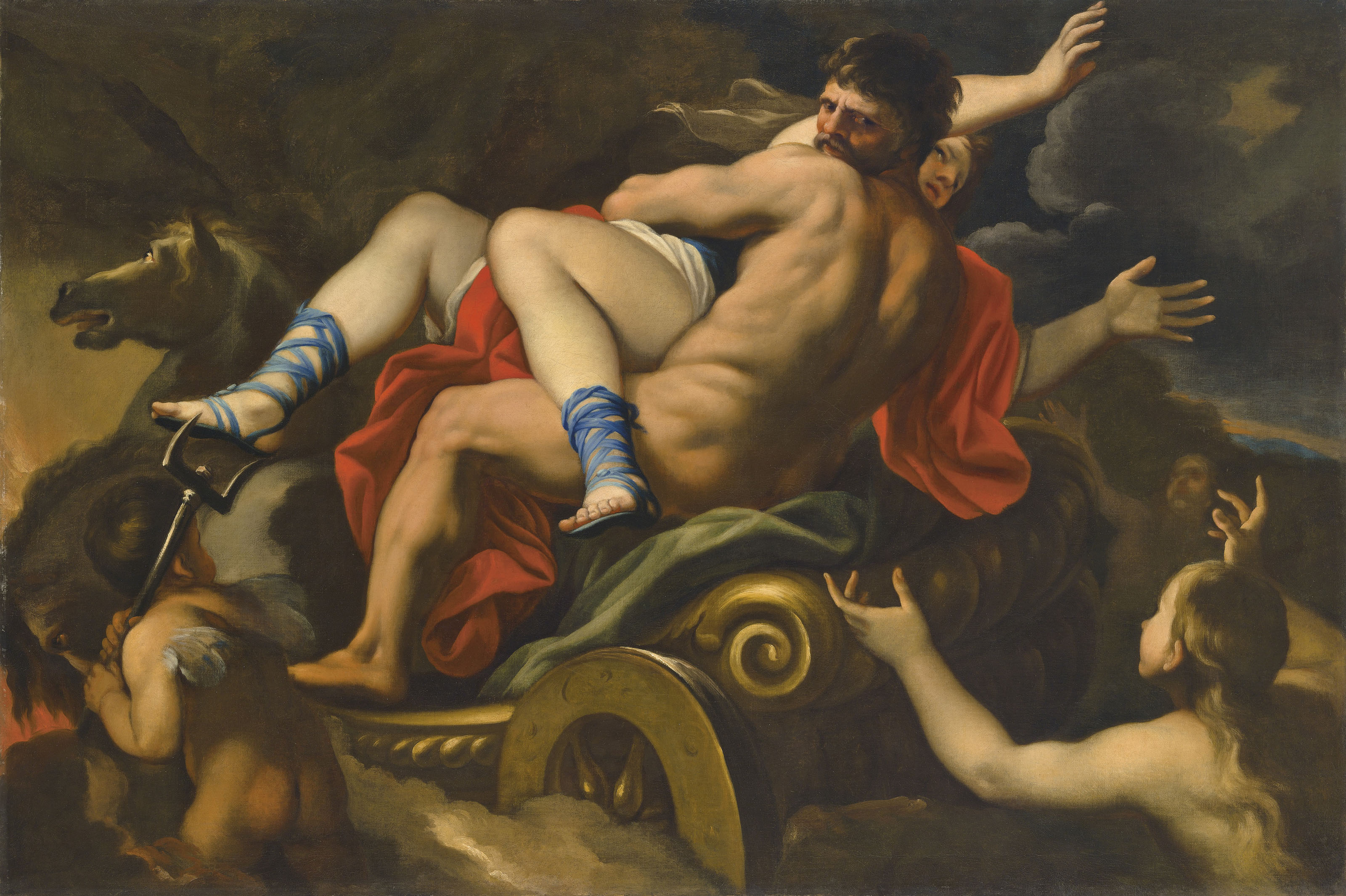 Luca Giordano — Изнасилование Деяниры и изнасилование Персефоны, изображение 3