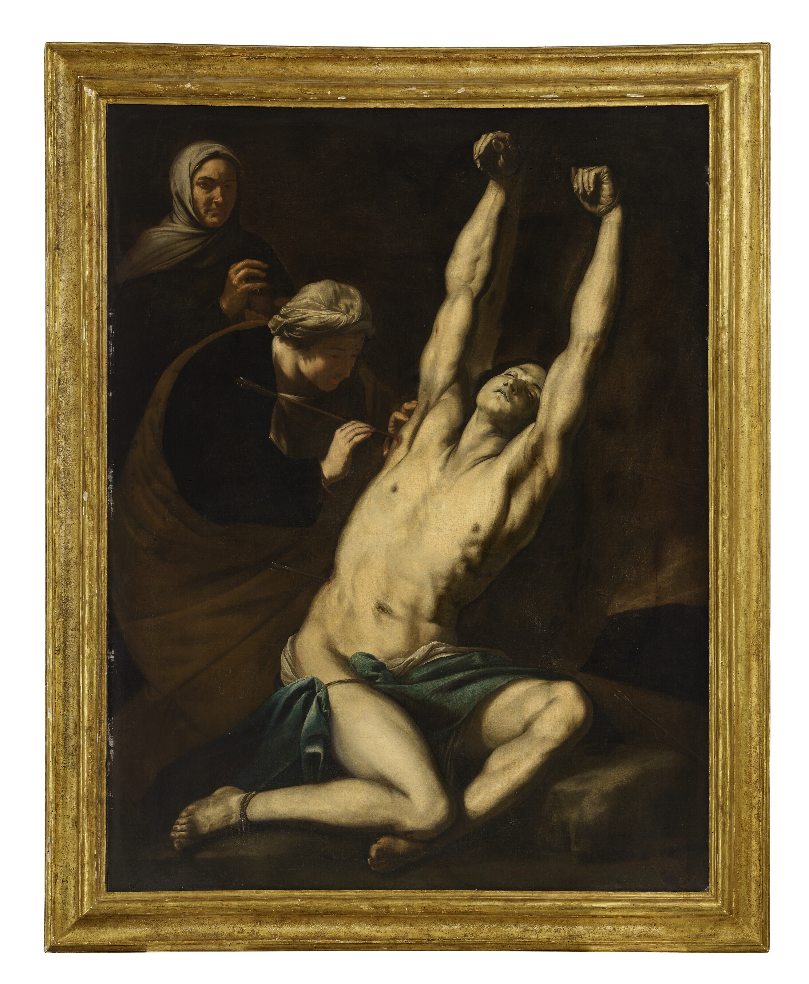Luca Giordano — Святой Себастьян, за которым ухаживает святая Ирина