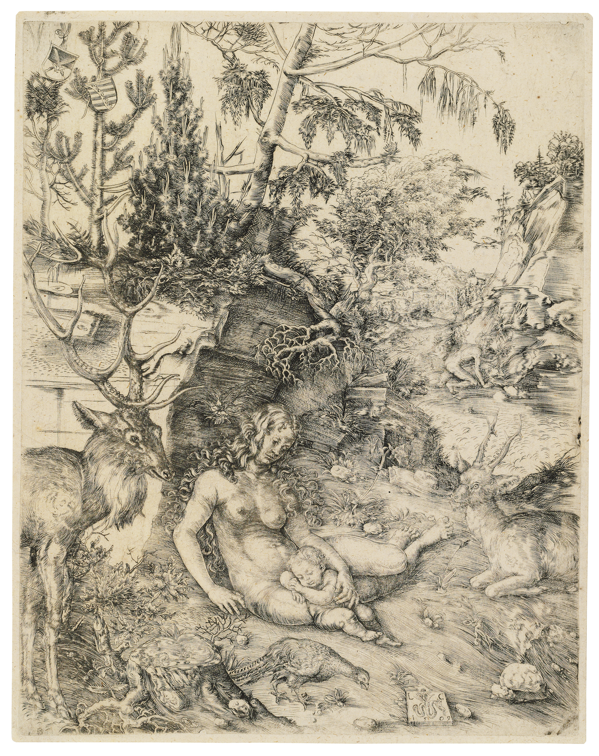 Lucas Cranach the Elder — Покаяние святого Иоанна Златоуста
