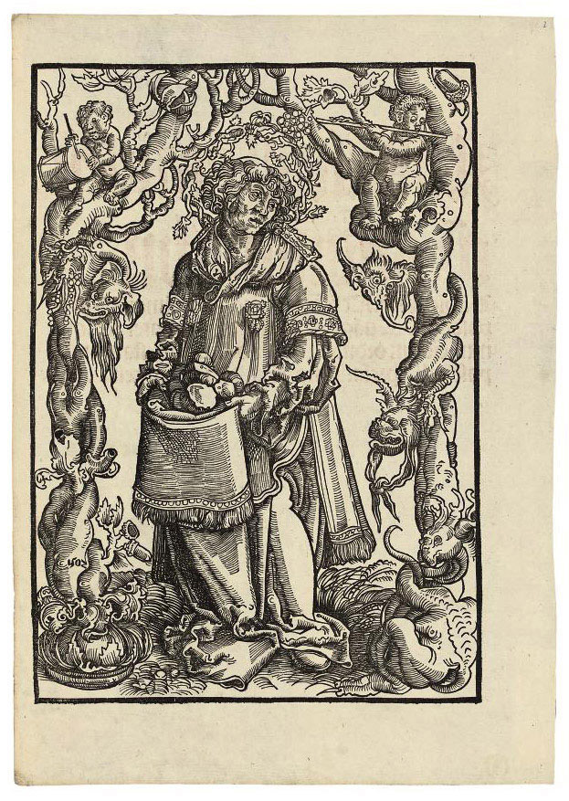 Lucas Cranach the Elder — Святой Стефан, из Миссале Патавиенсе, Вена, Й. Винтербургер, 1512 год (Холстейн, 89)