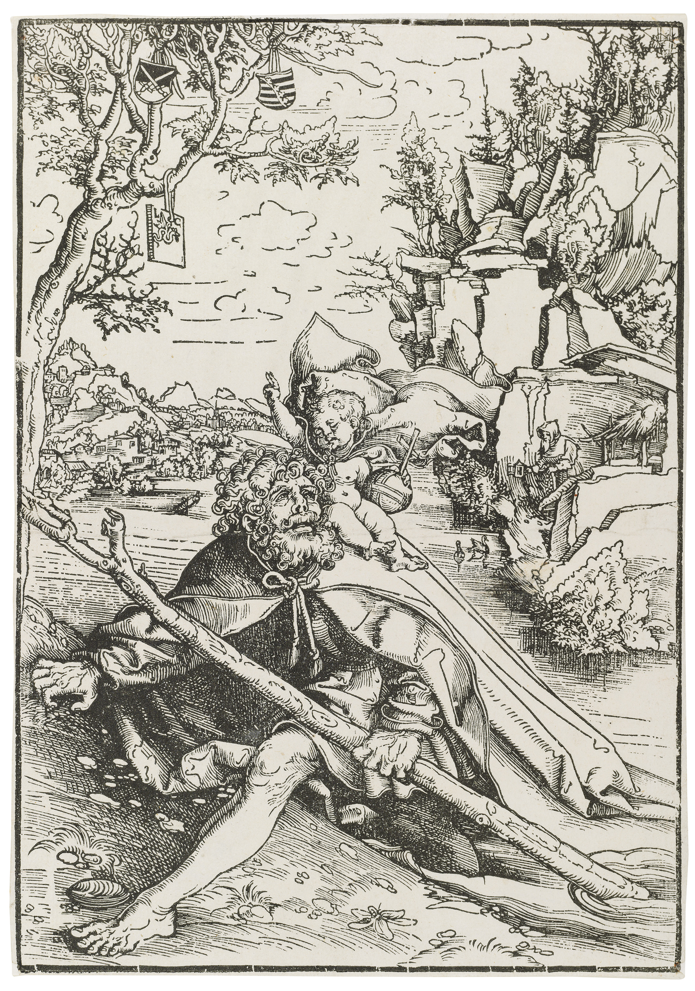 Lucas Cranach the Elder — Святой Христофор