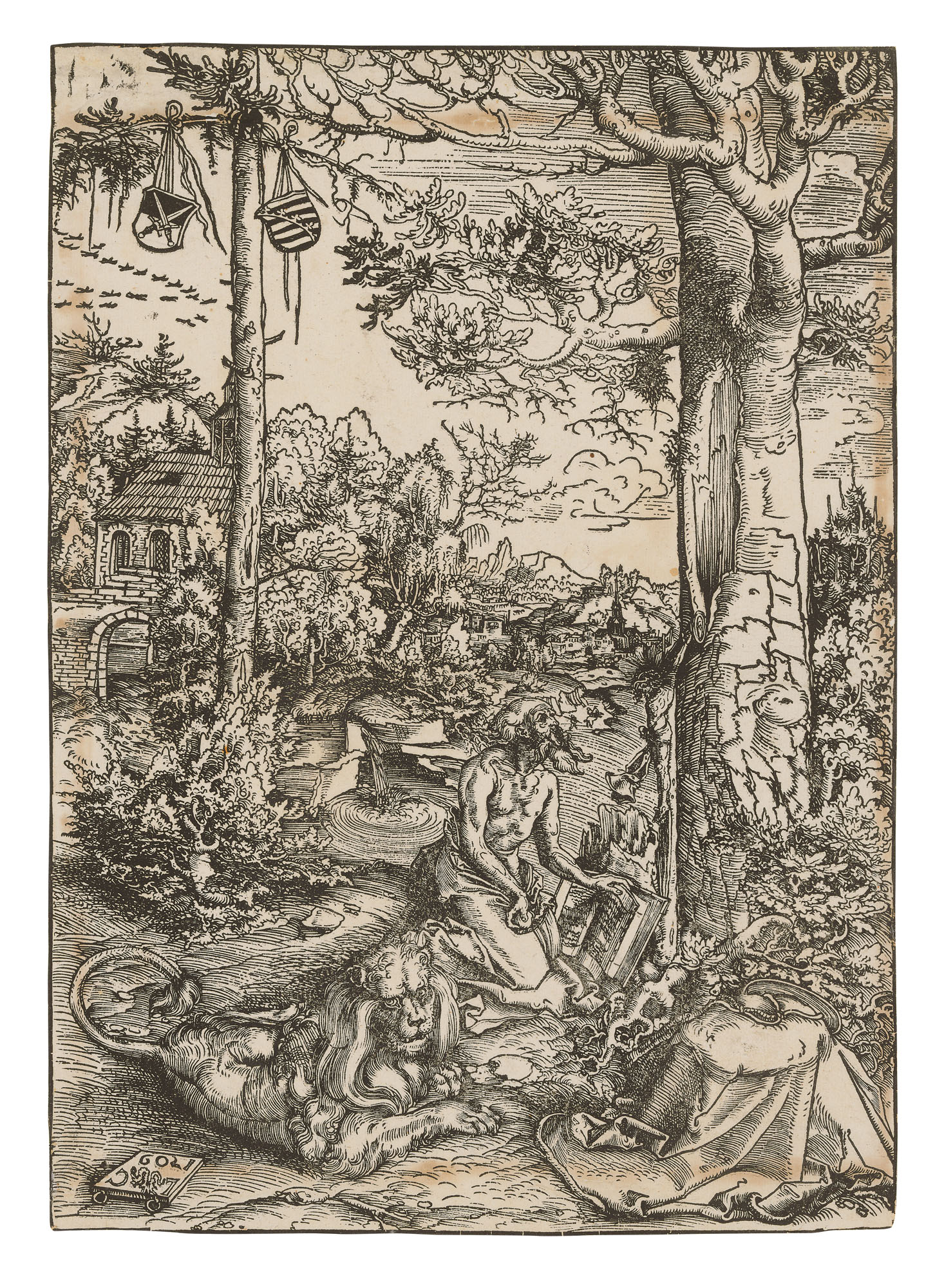 Lucas Cranach the Elder — Покаяние святого Иеронима