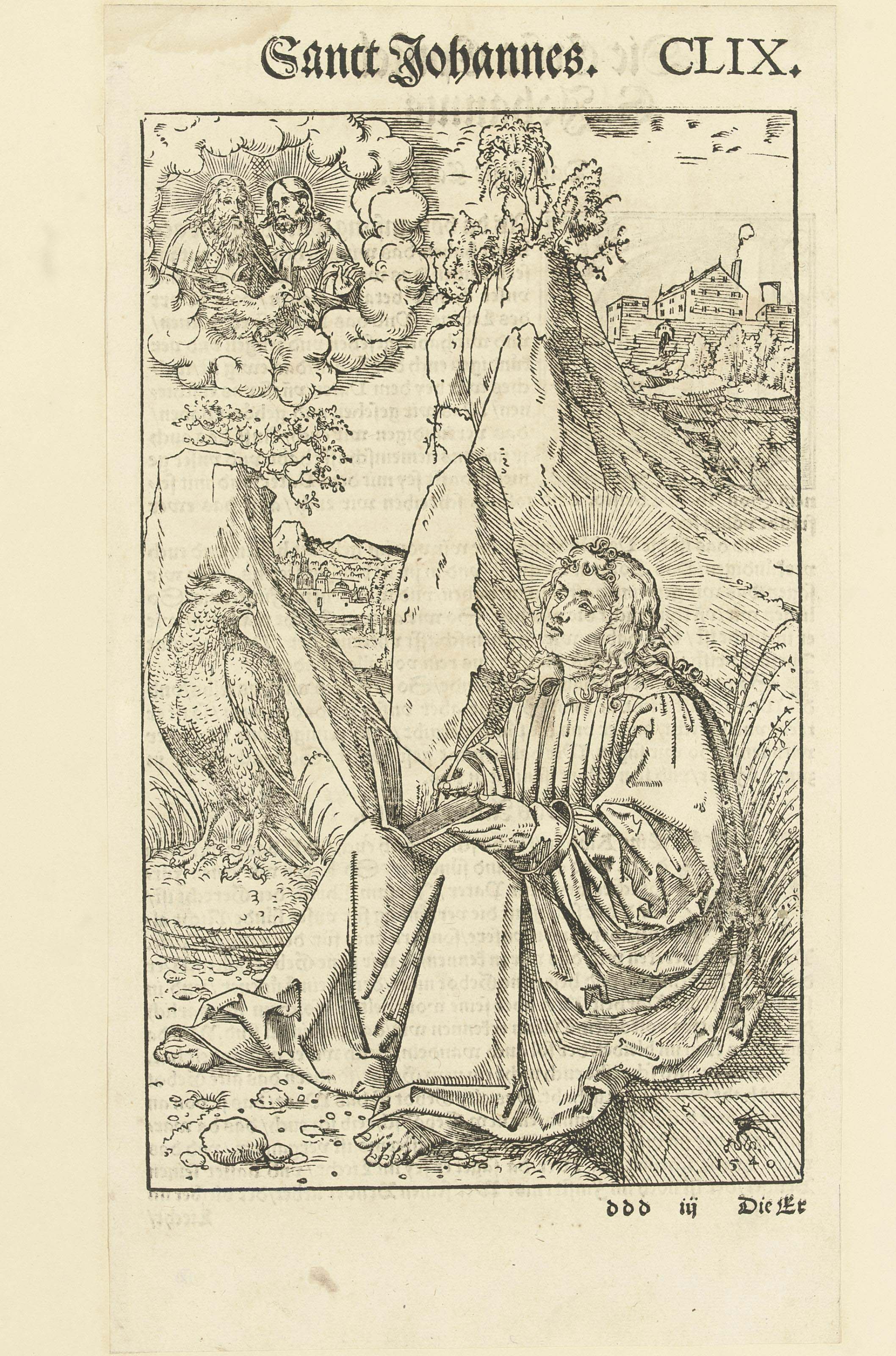 Lucas Cranach the Elder — Святой Иоанн Богослов на фоне пейзажа (Холстейн, 4)