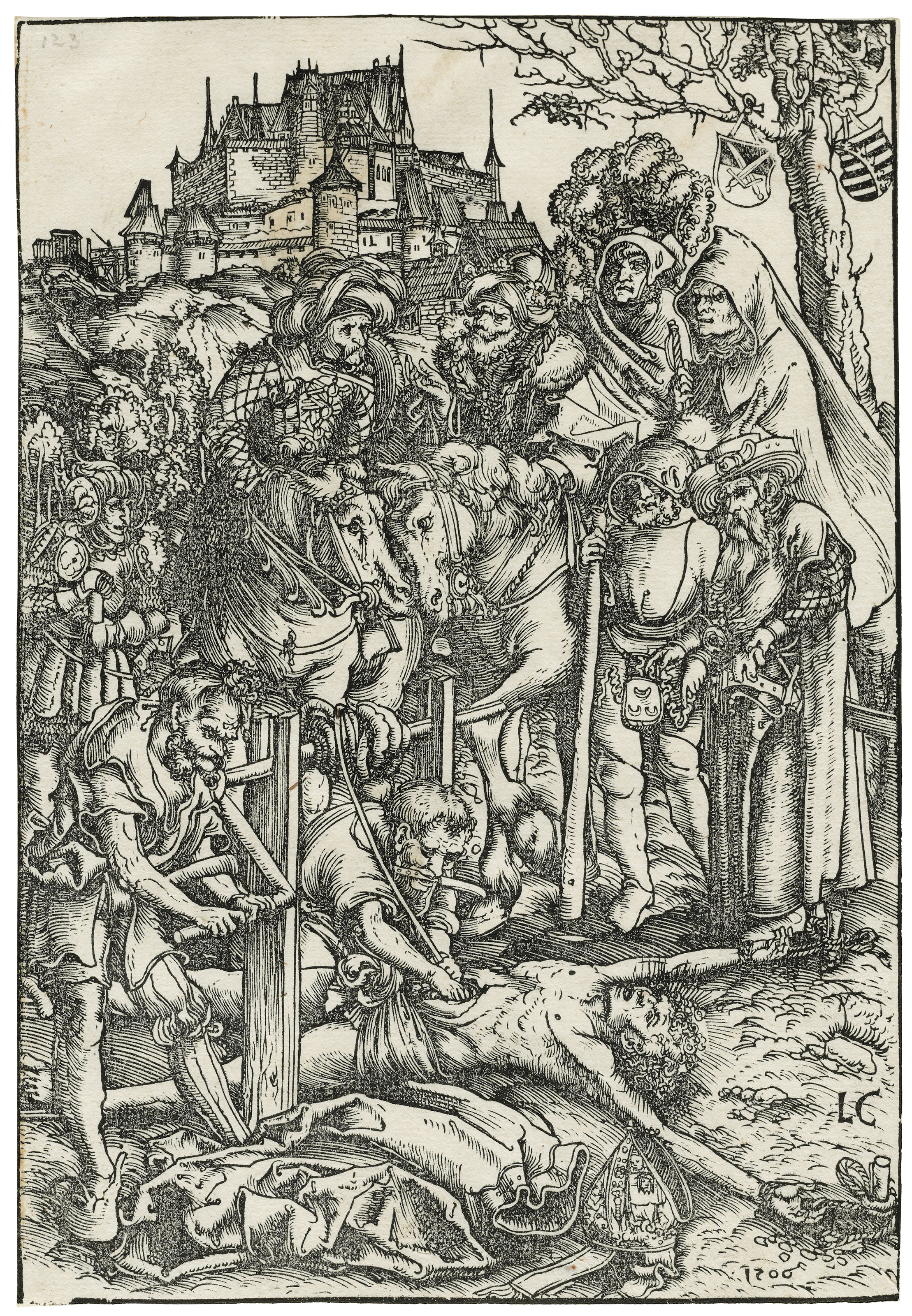 Lucas Cranach the Elder — Мученическая смерть святого Эразма