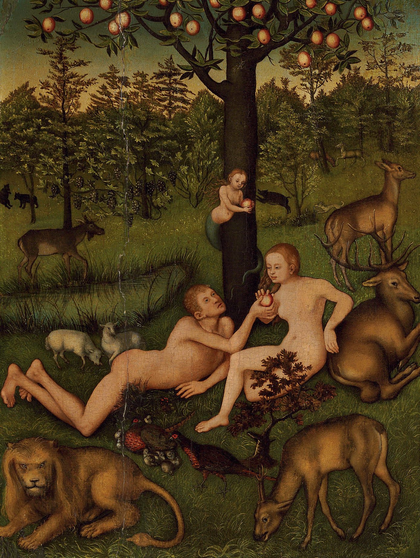 Lucas Cranach the Elder — Эдемский сад