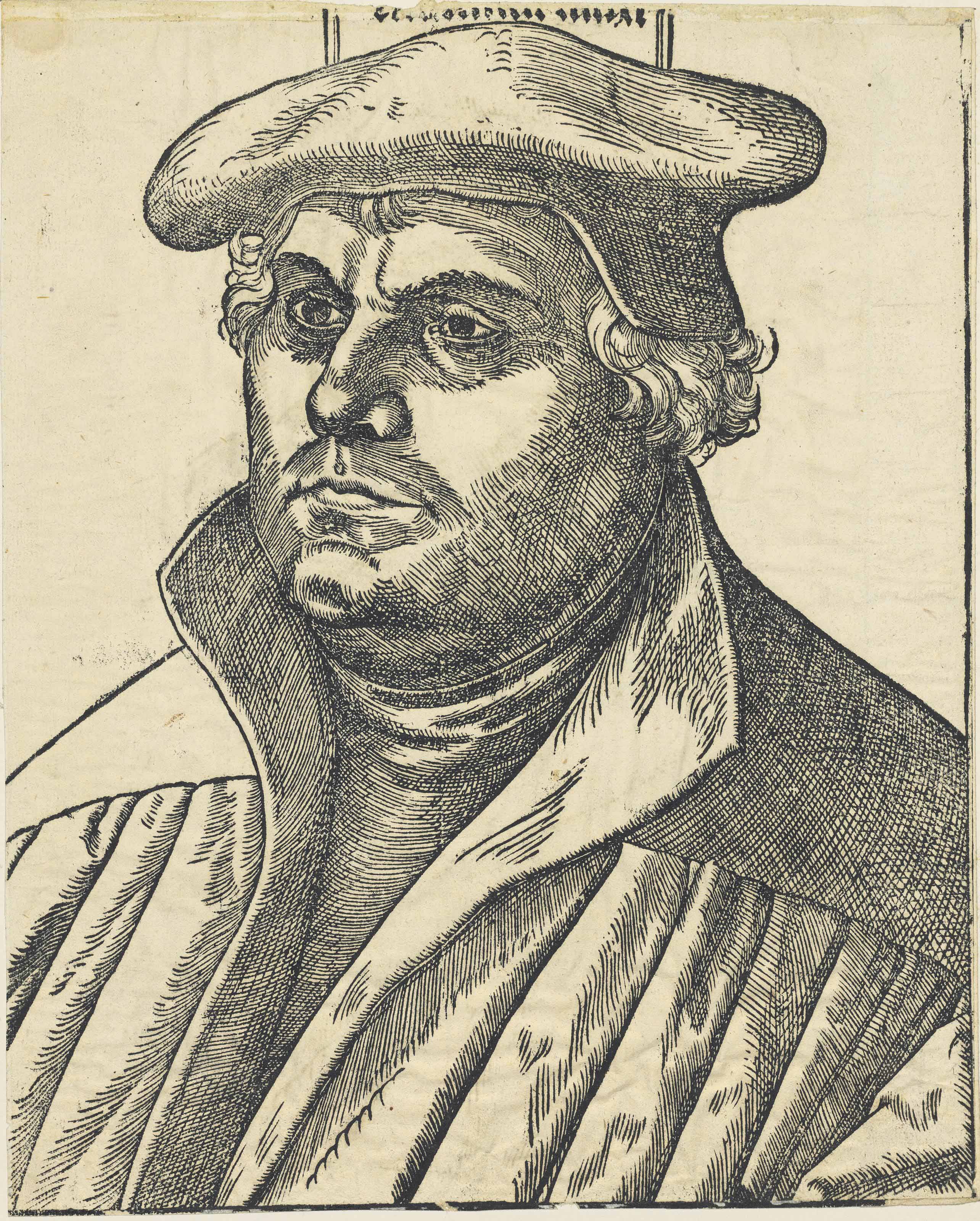 Lucas Cranach the Elder — Портрет Мартина Лютера