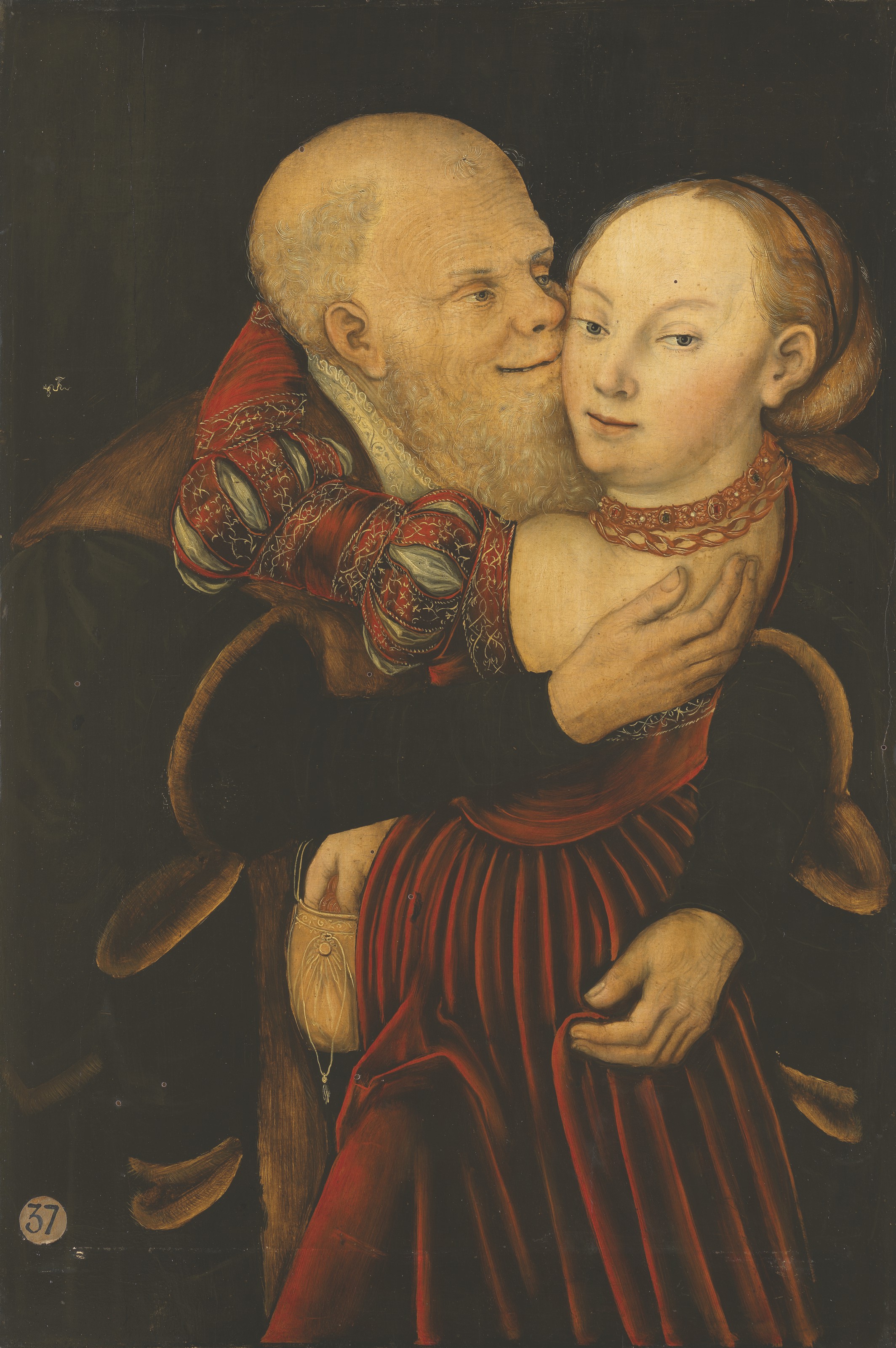 Lucas Cranach The Younger — Неподходящие любовники