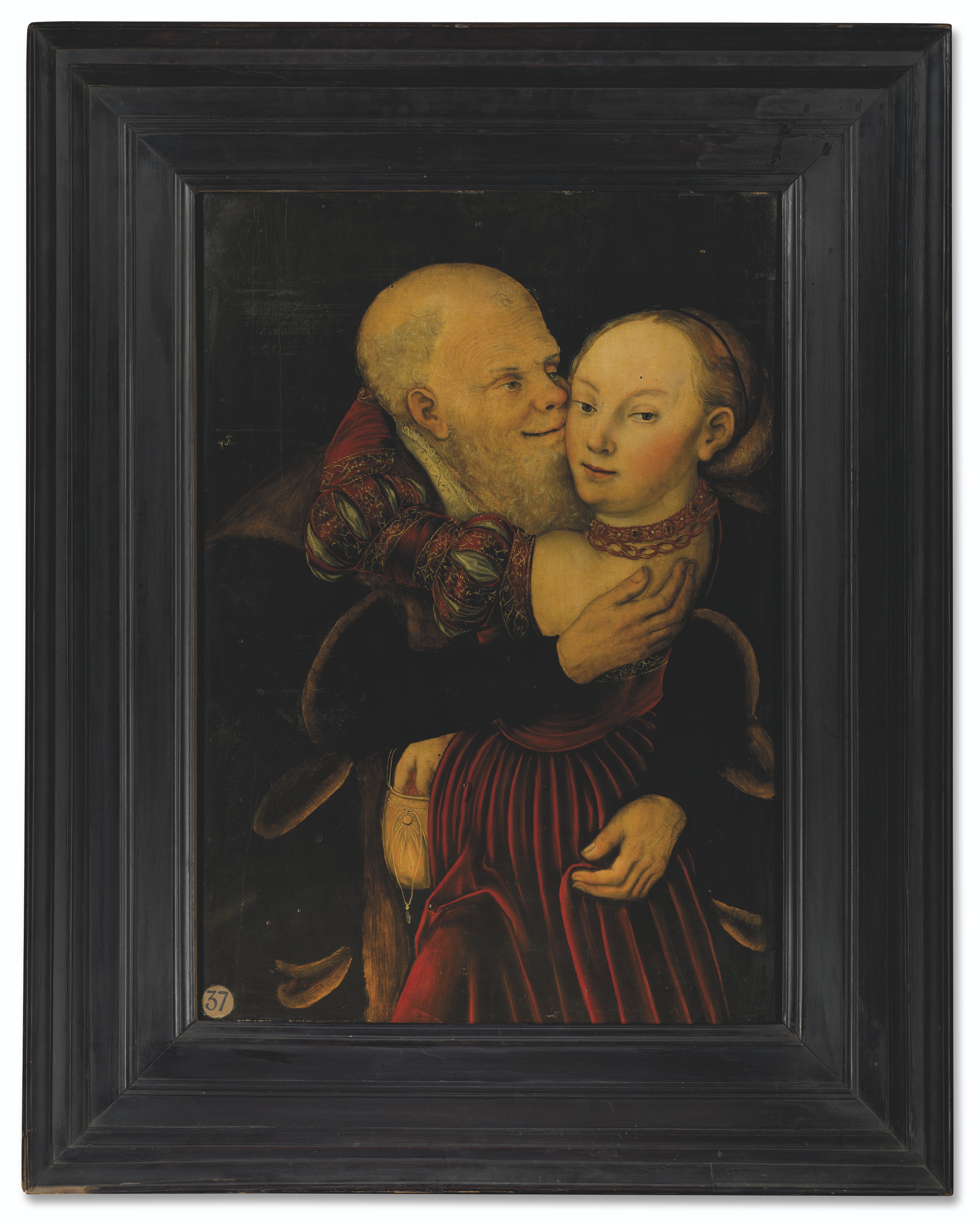 Lucas Cranach The Younger — Неподходящие любовники, изображение 2