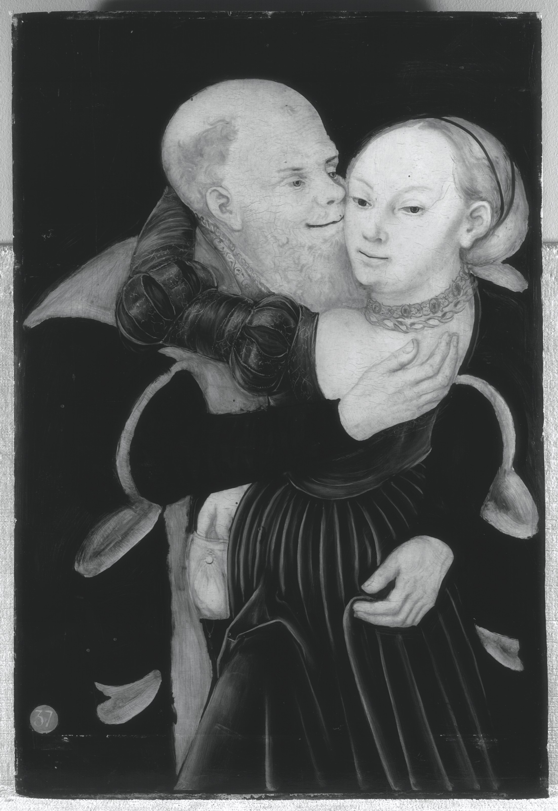 Lucas Cranach The Younger — Неподходящие любовники, изображение 6