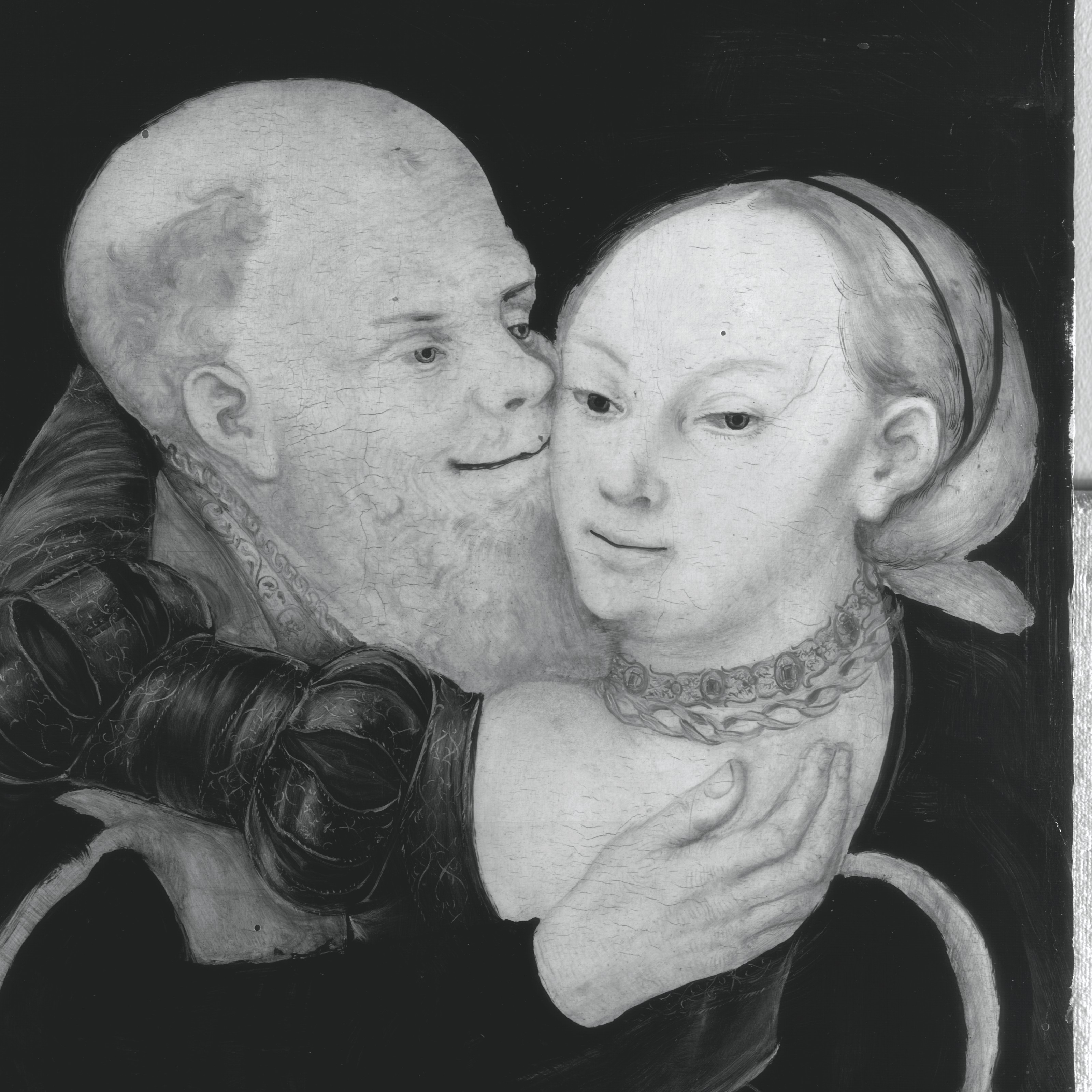 Lucas Cranach The Younger — Неподходящие любовники, изображение 7
