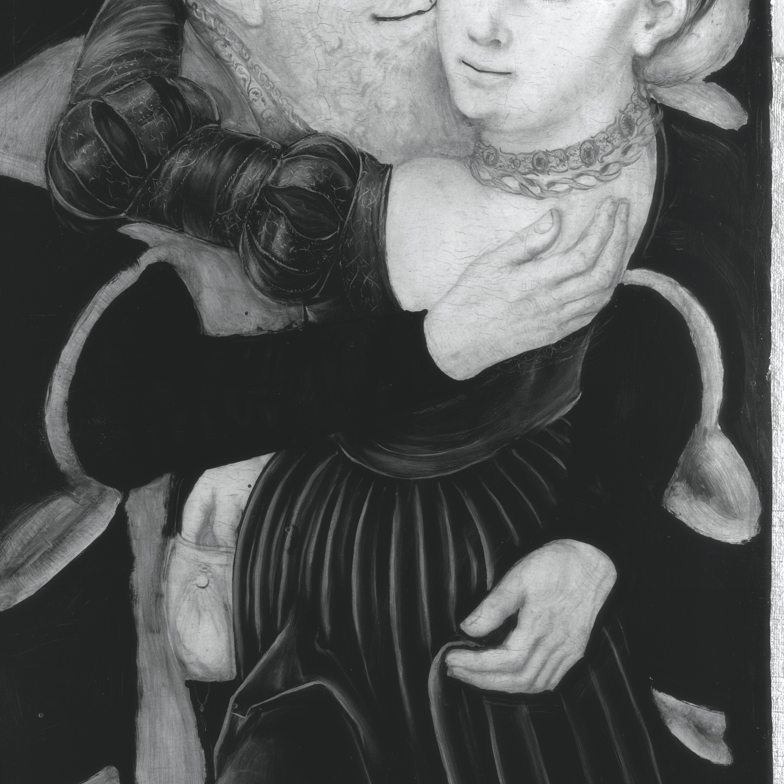 Lucas Cranach The Younger — Неподходящие любовники, изображение 8